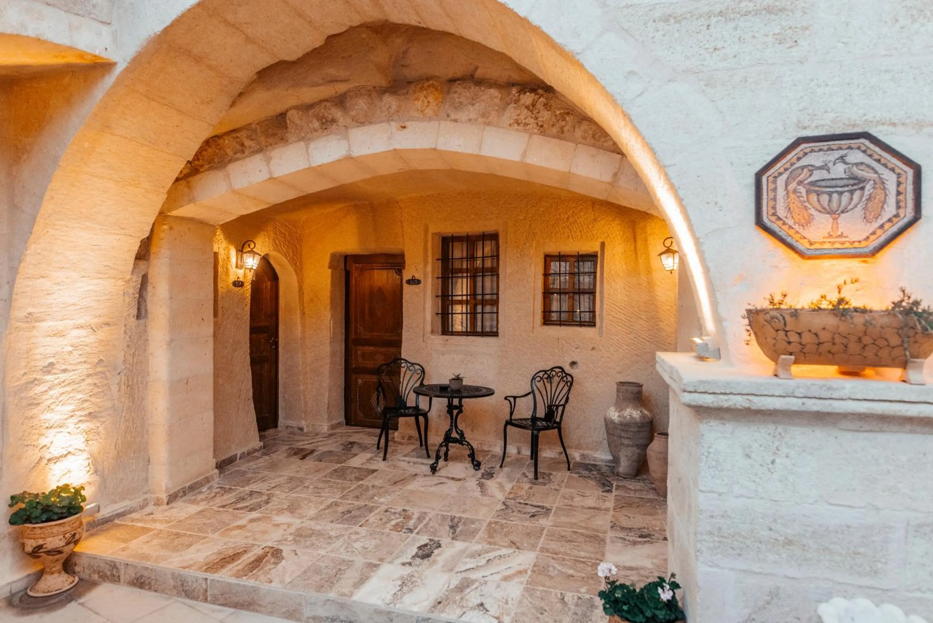 Patio in Lagoon Cave Suites
