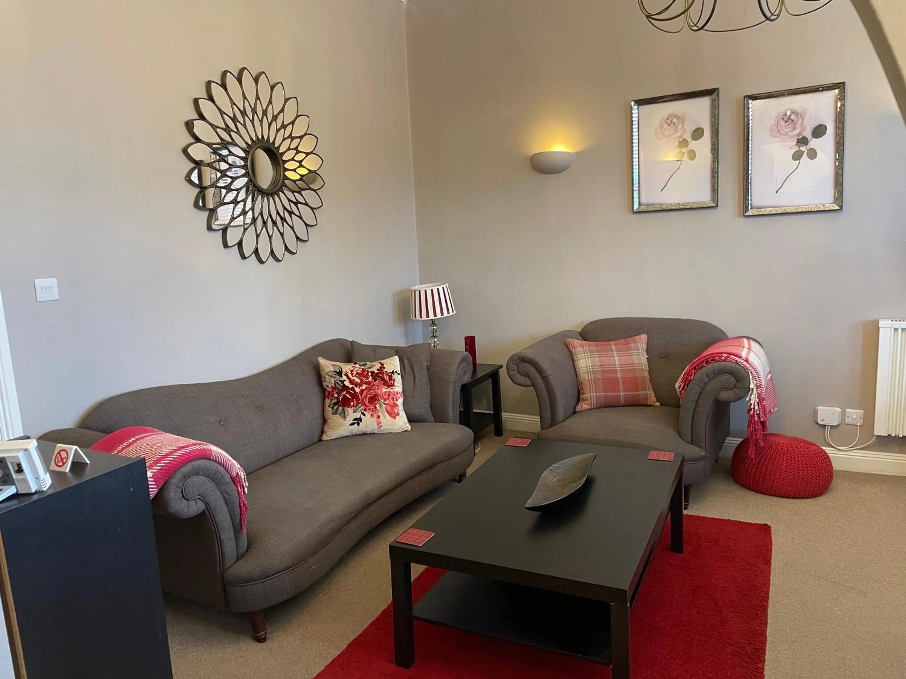 Living room in Number 10 service apartment - Danes