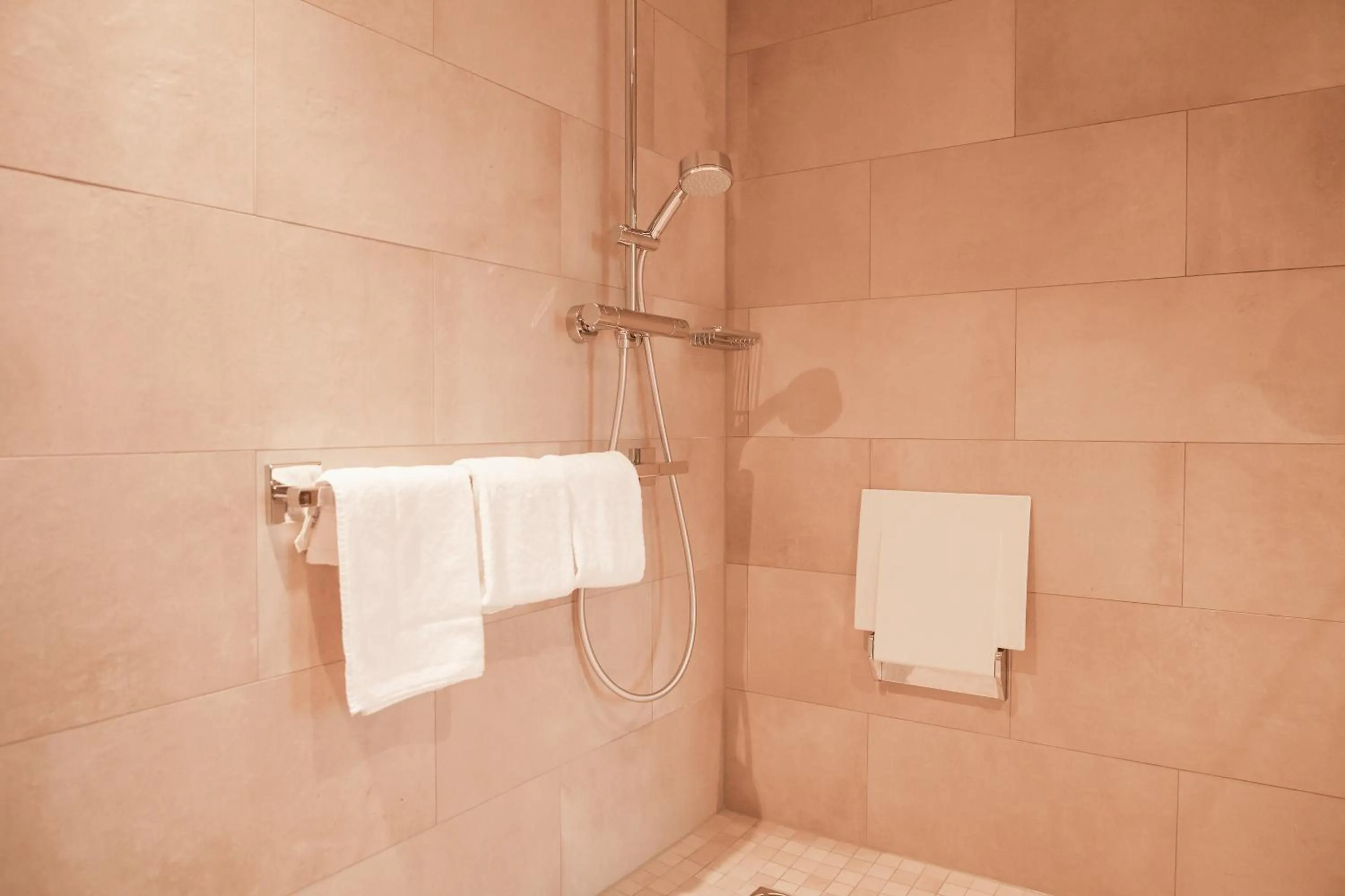 Shower in Hotel Platzhirsch