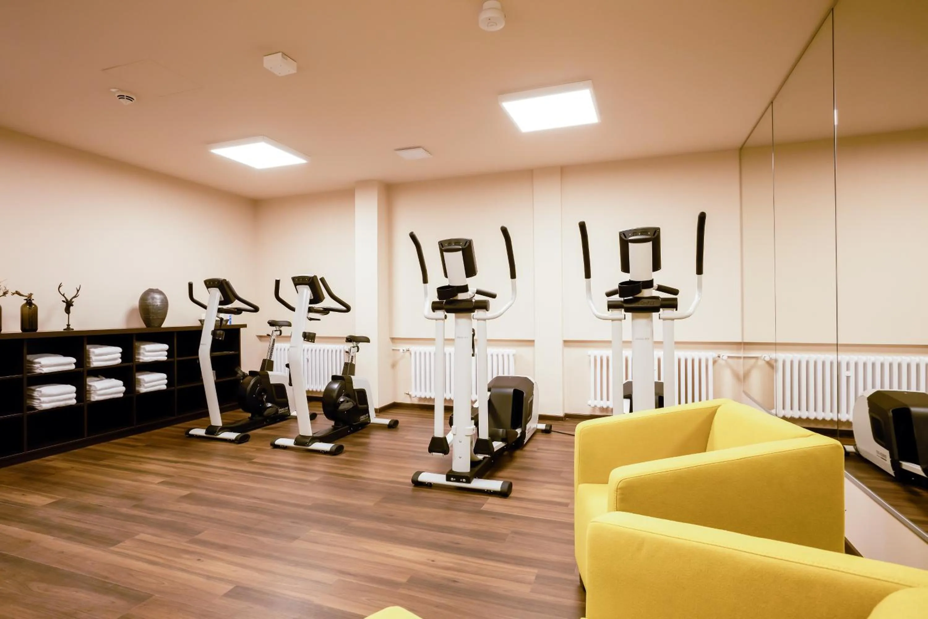 Fitness centre/facilities in Hotel Platzhirsch