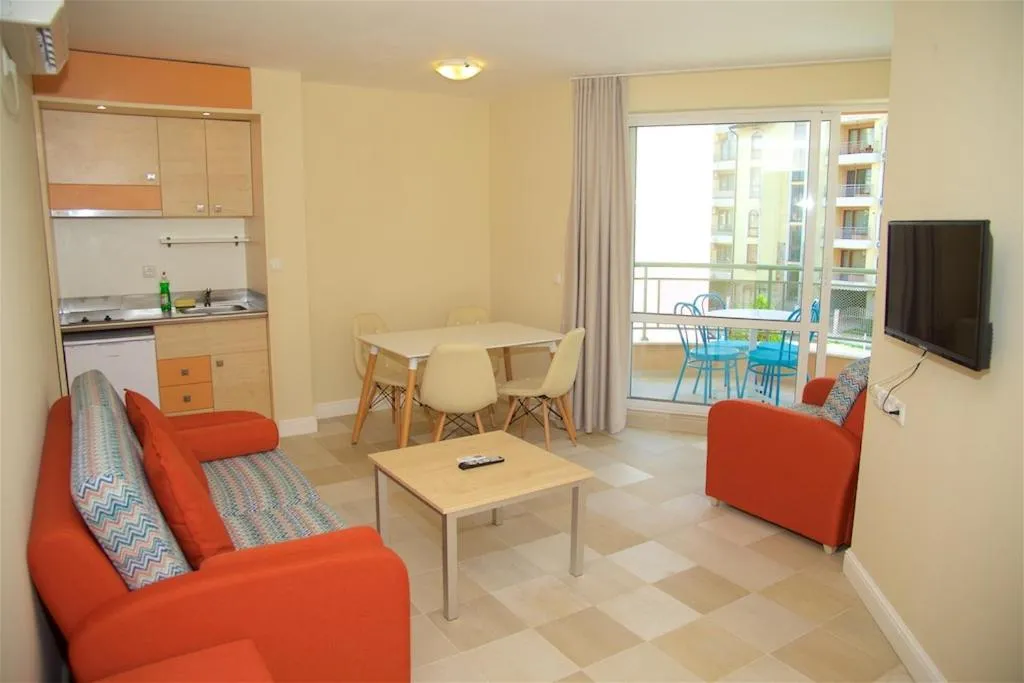 Communal lounge/ TV room in Sunny Residence complex