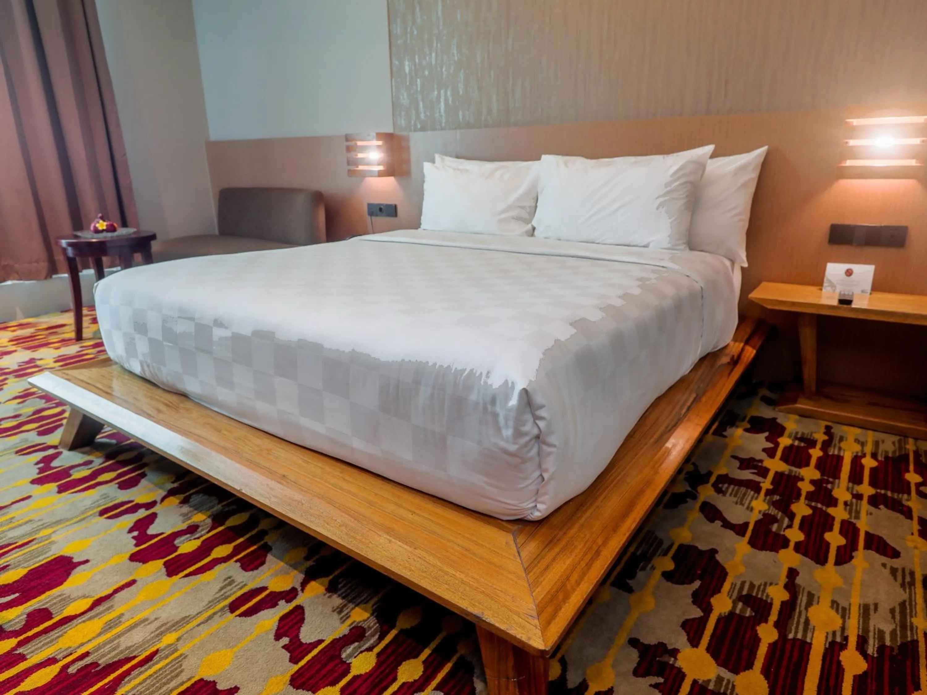 Bed in Grand Sya Hotel