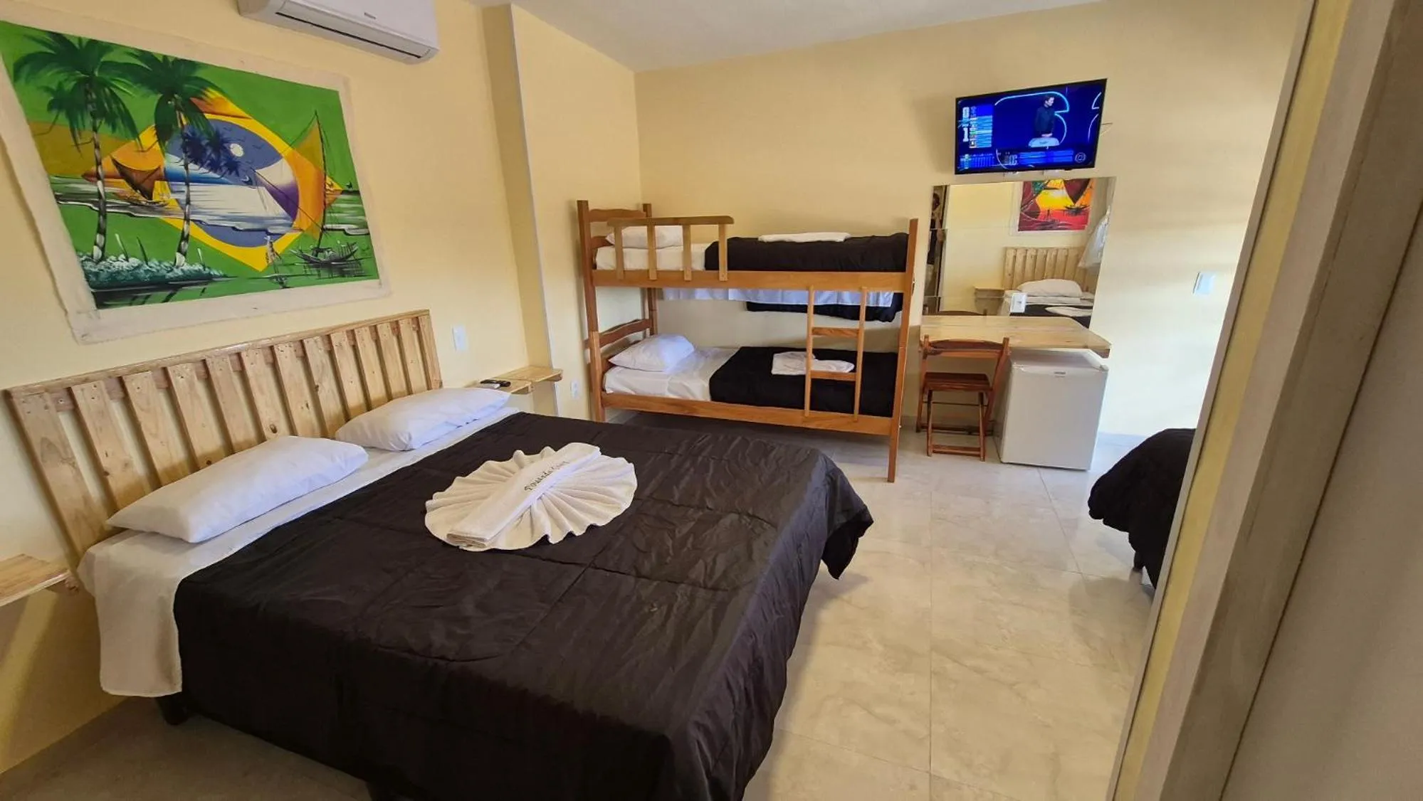 Bed in Pousada Ceará - Porto das Dunas