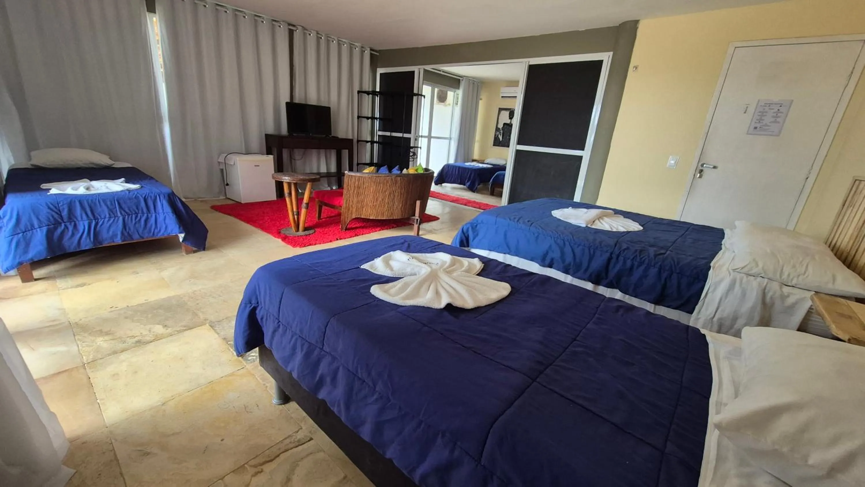 Bed in Pousada Ceará - Porto das Dunas