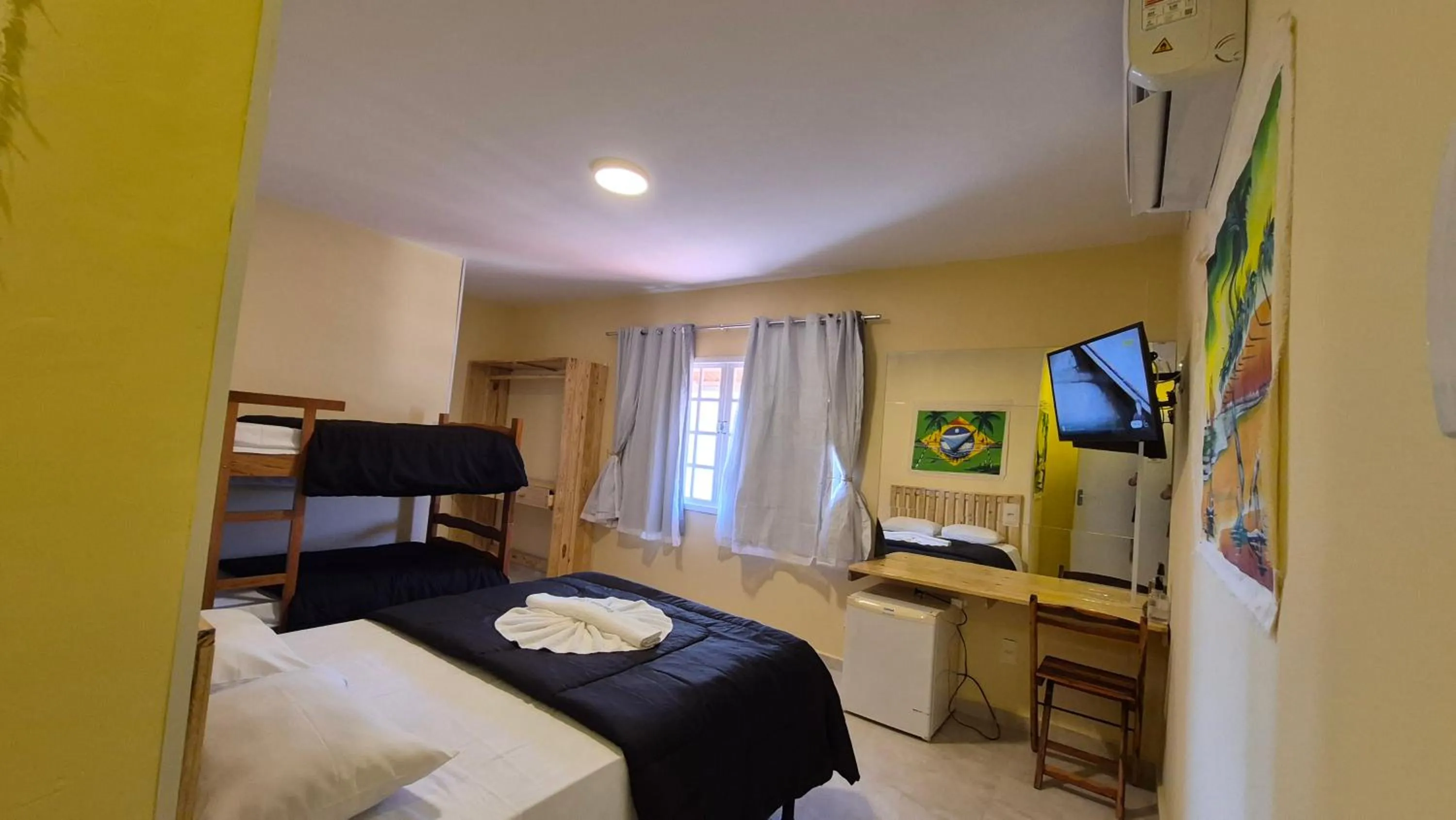 Bed in Pousada Ceará - Porto das Dunas