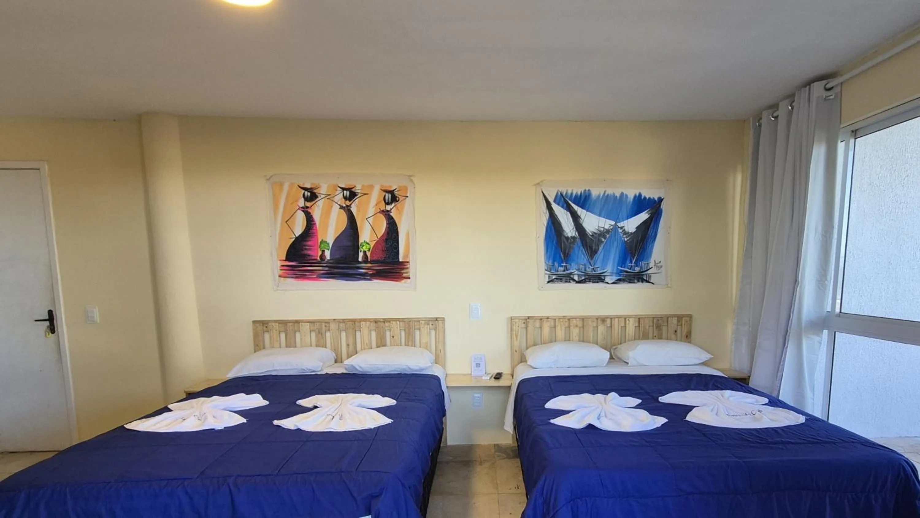 Bed in Pousada Ceará - Porto das Dunas