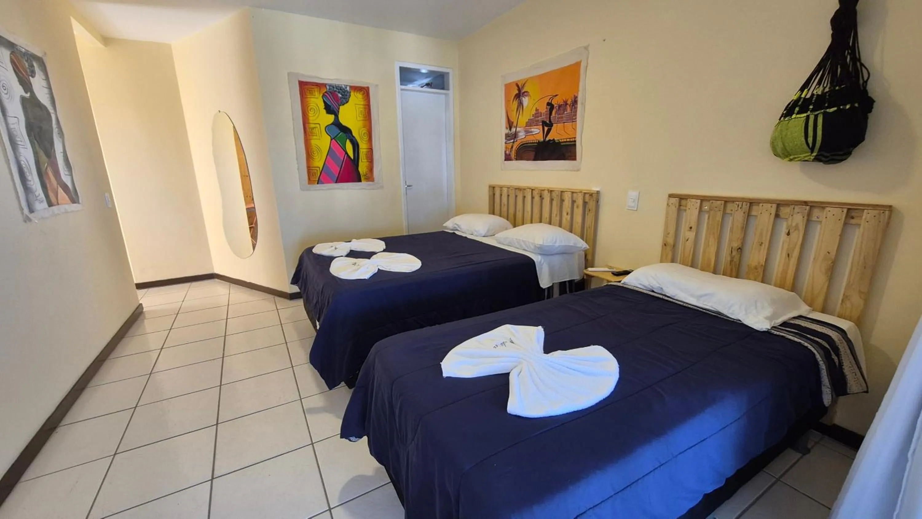 Bed in Pousada Ceará - Porto das Dunas