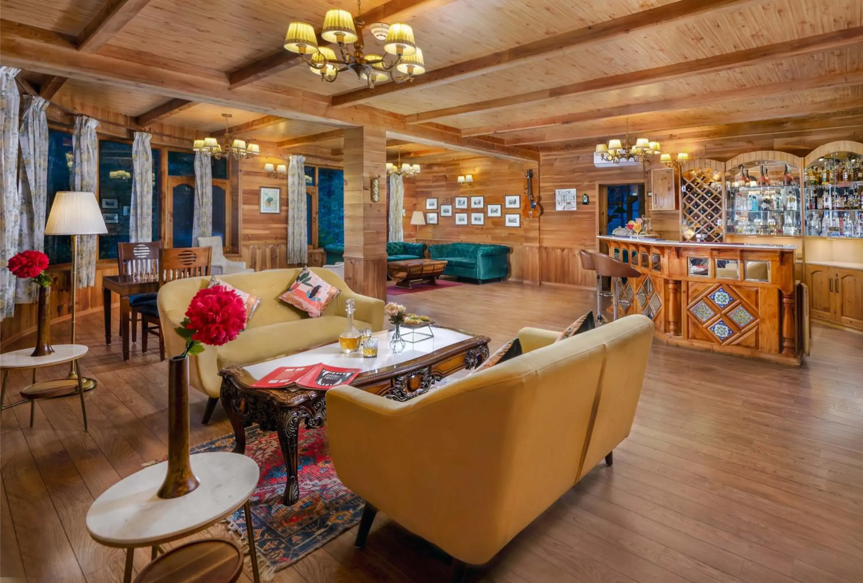 Lounge or bar in Storii By ITC Hotels Urvashis Retreat, Manali Lounge or bar in Storii By ITC Hotels Urvashis Retreat, Manali