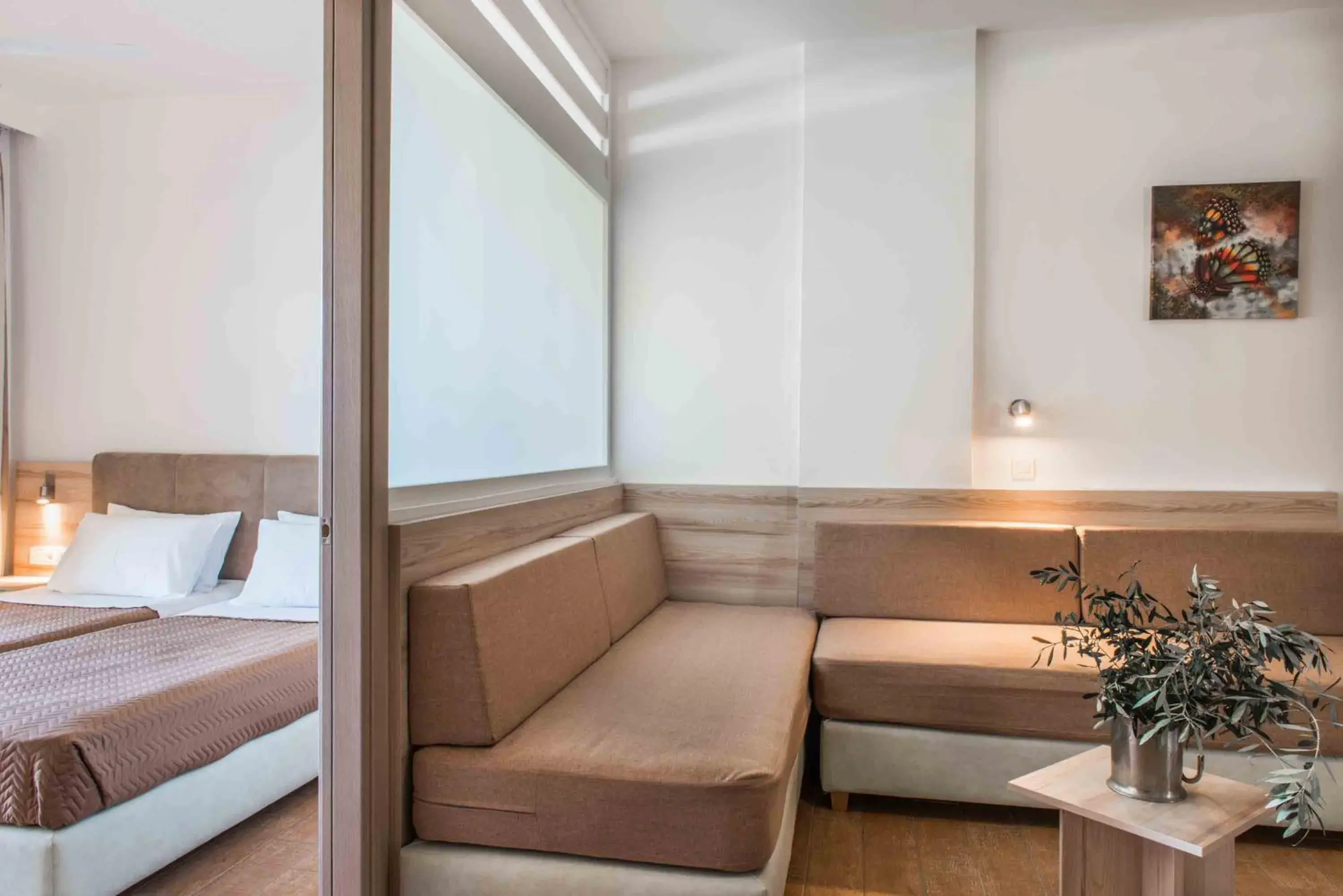 Living room, Bed in Gerona Mare Apartments Living room, Bed in Gerona Mare Apartments