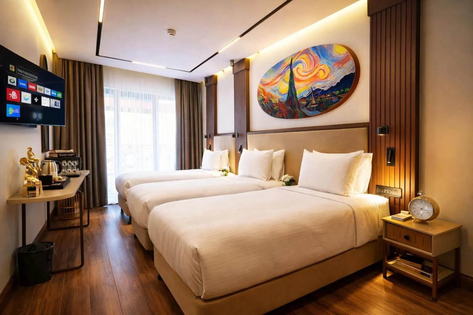 Bedroom, Bed in Mandala Karaköy Hotel