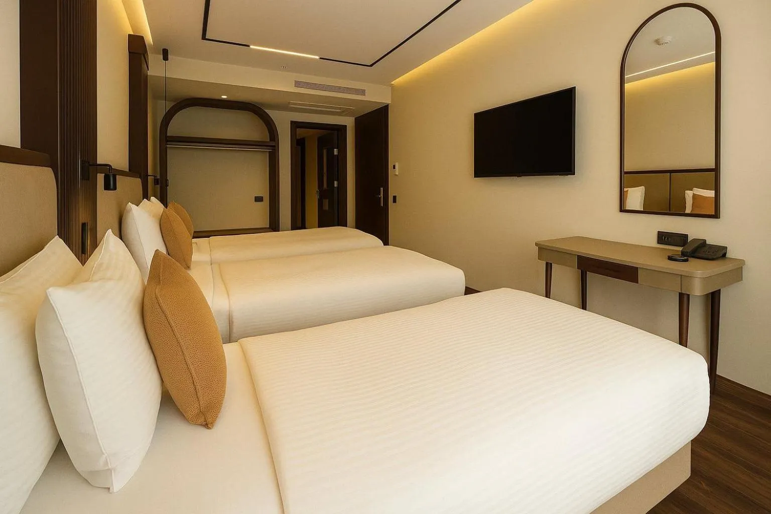 Bed in Mandala Karaköy Hotel