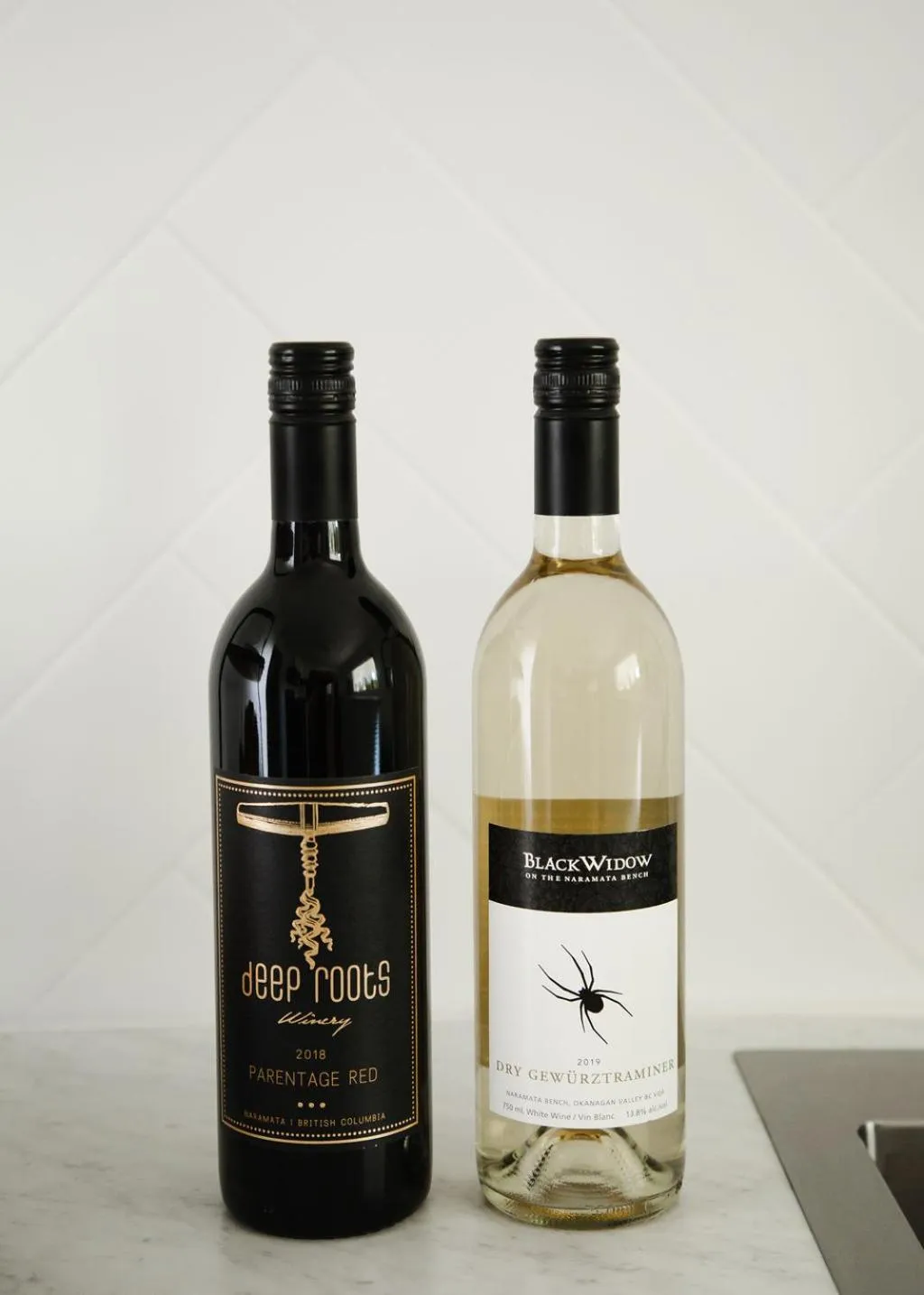 Drinks in Naramata Courtyard Suites