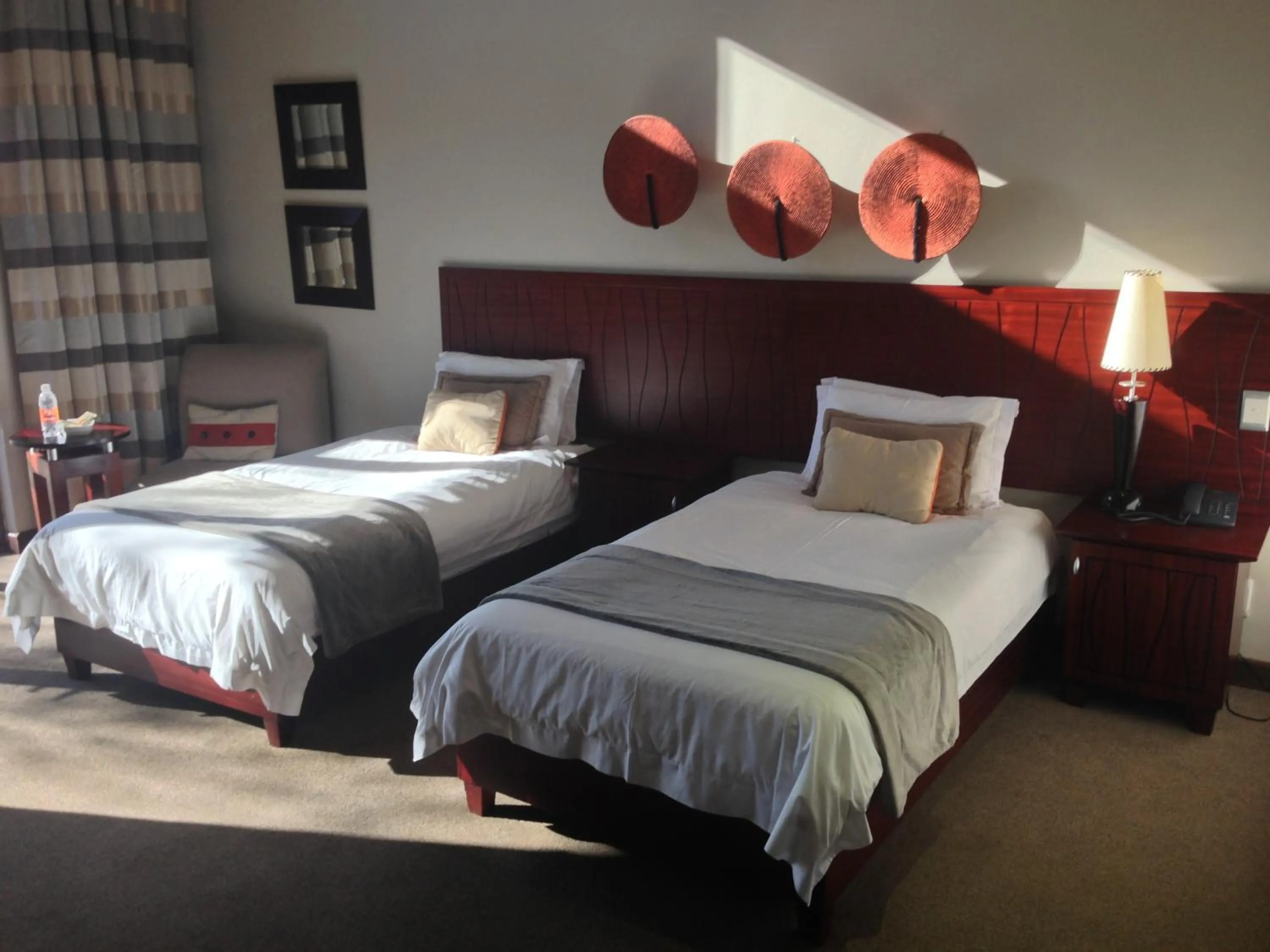 Decorative detail, Bed in Maropeng Boutique Hotel