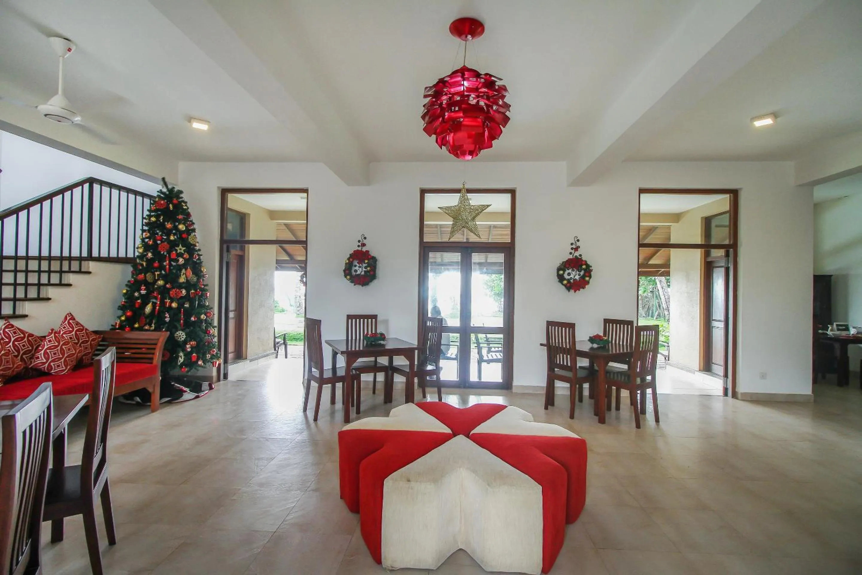 Living room in Maresia Beach Villa