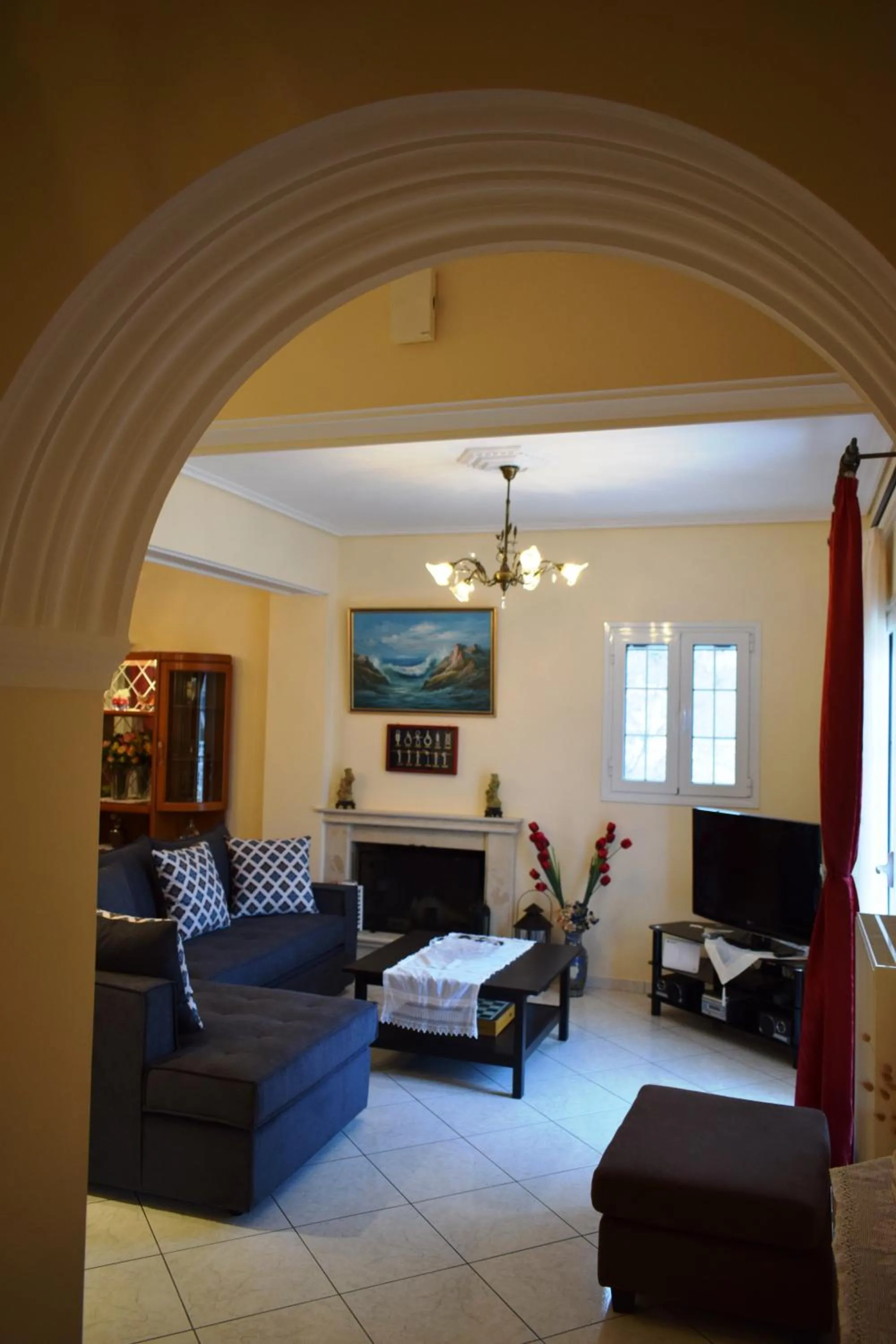 Seating area in Casa de Calma