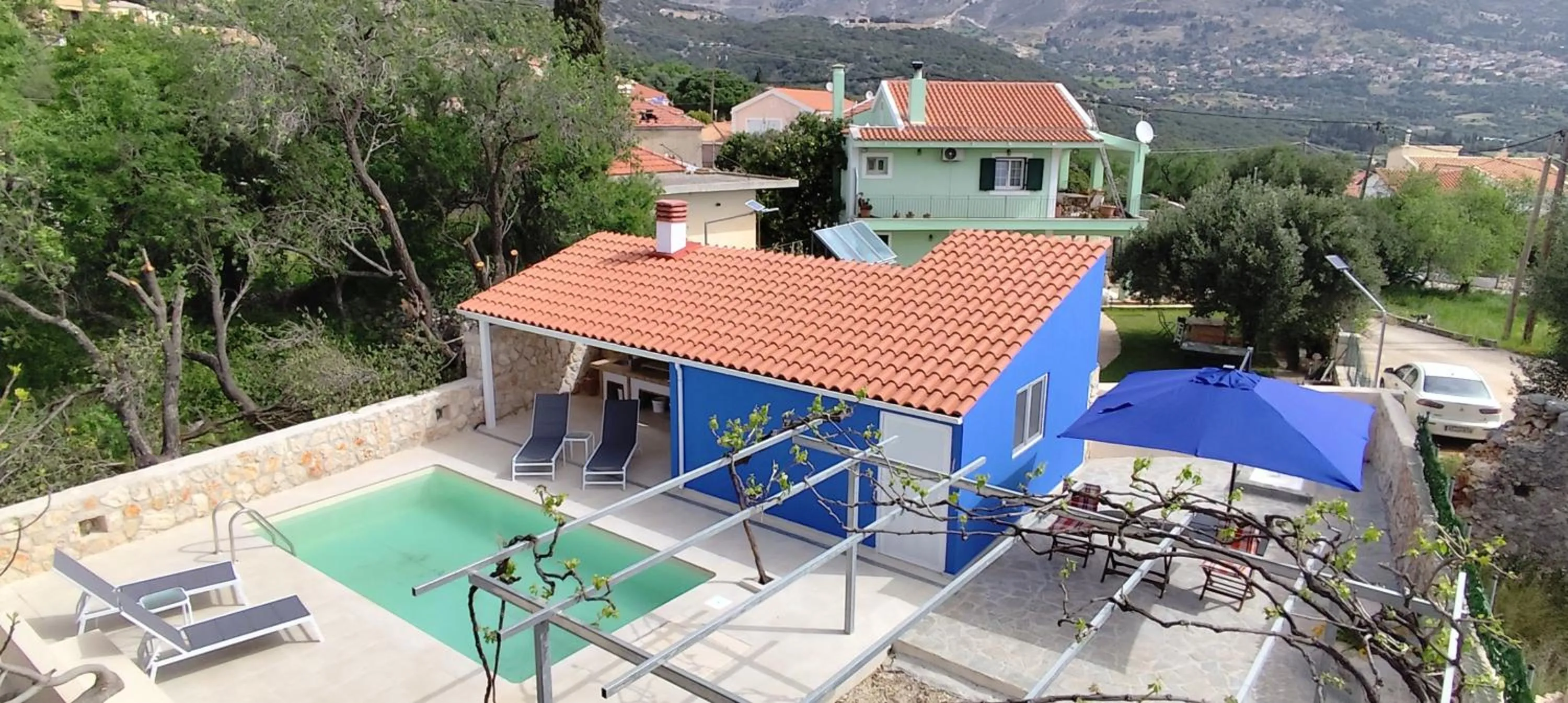 Pool view in Casa de Calma