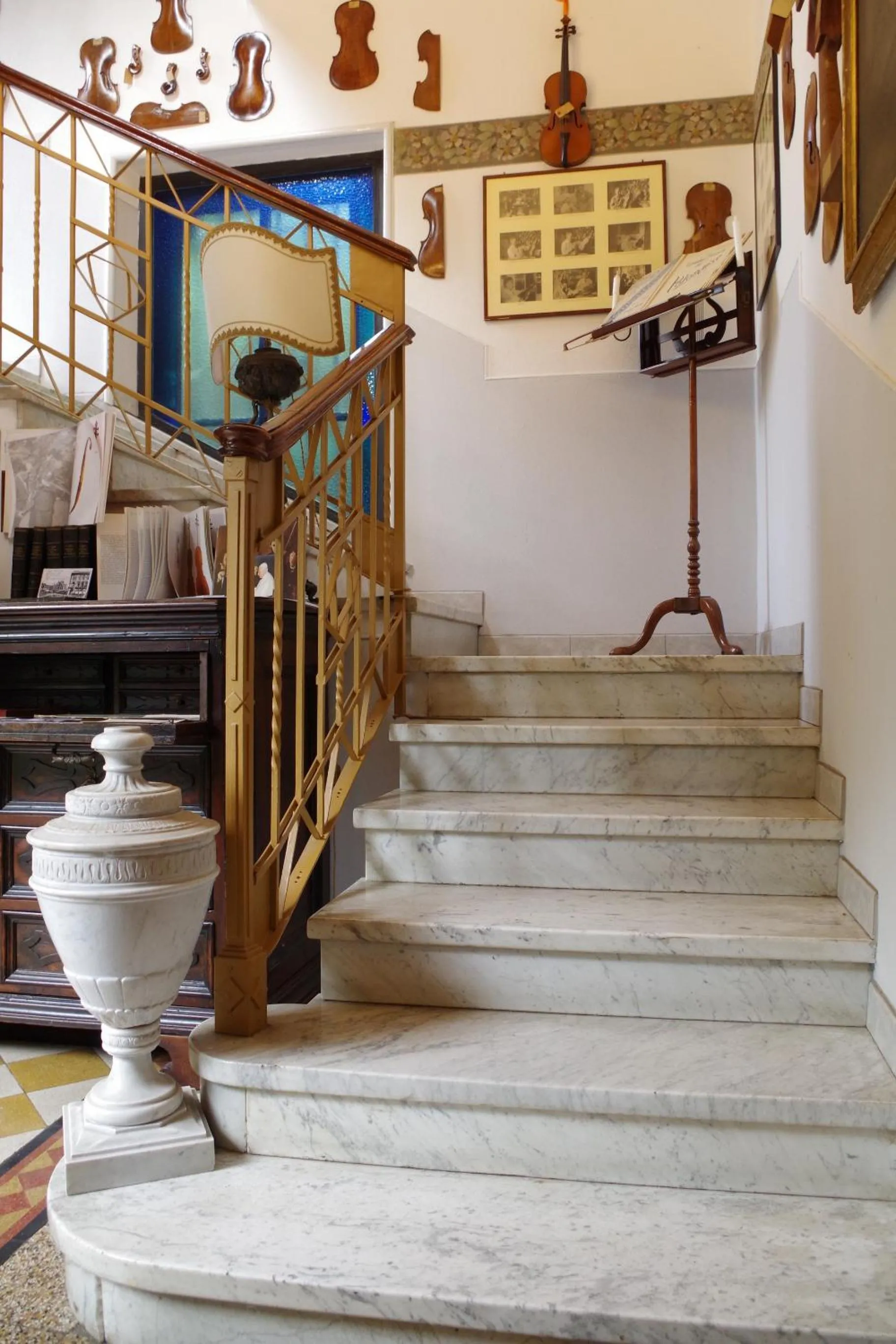 Decorative detail in Villa Puccini