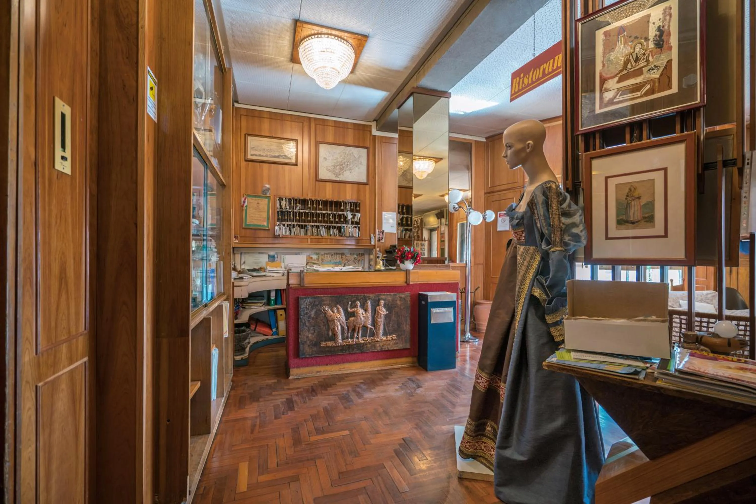 Lobby or reception in Hotel Ristorante Stella