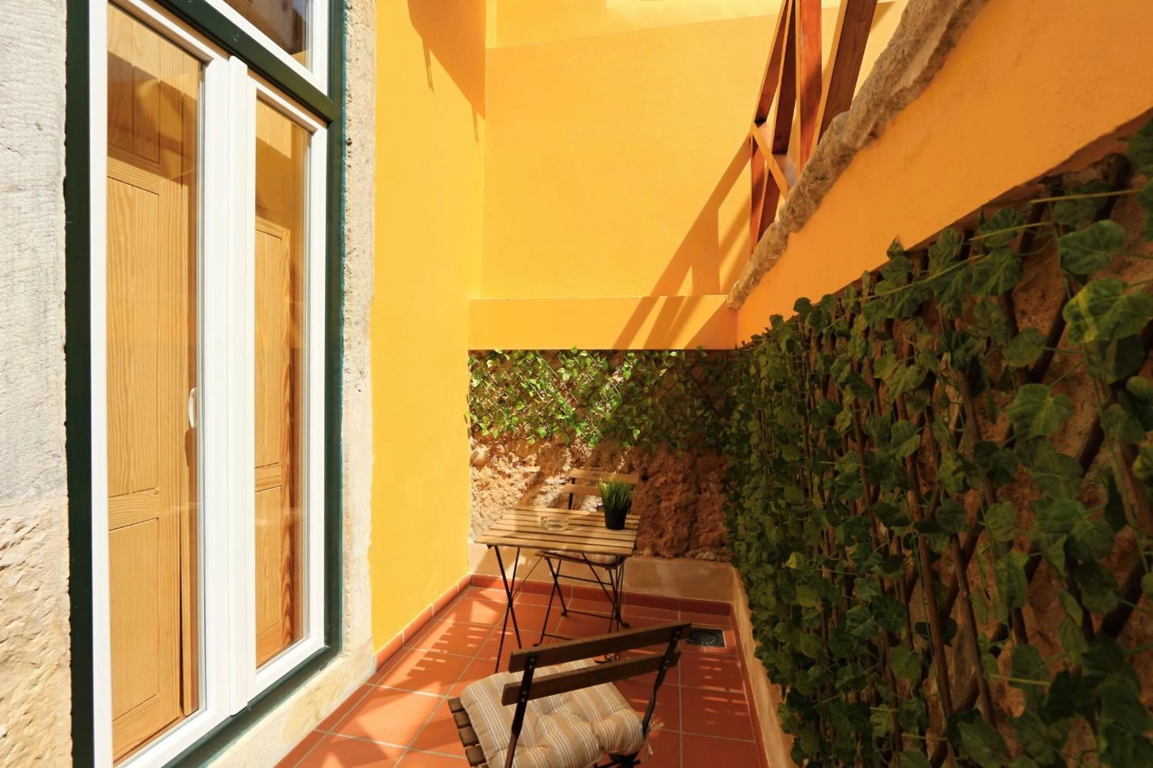 Patio in Sao Jorge Apartments & Suites