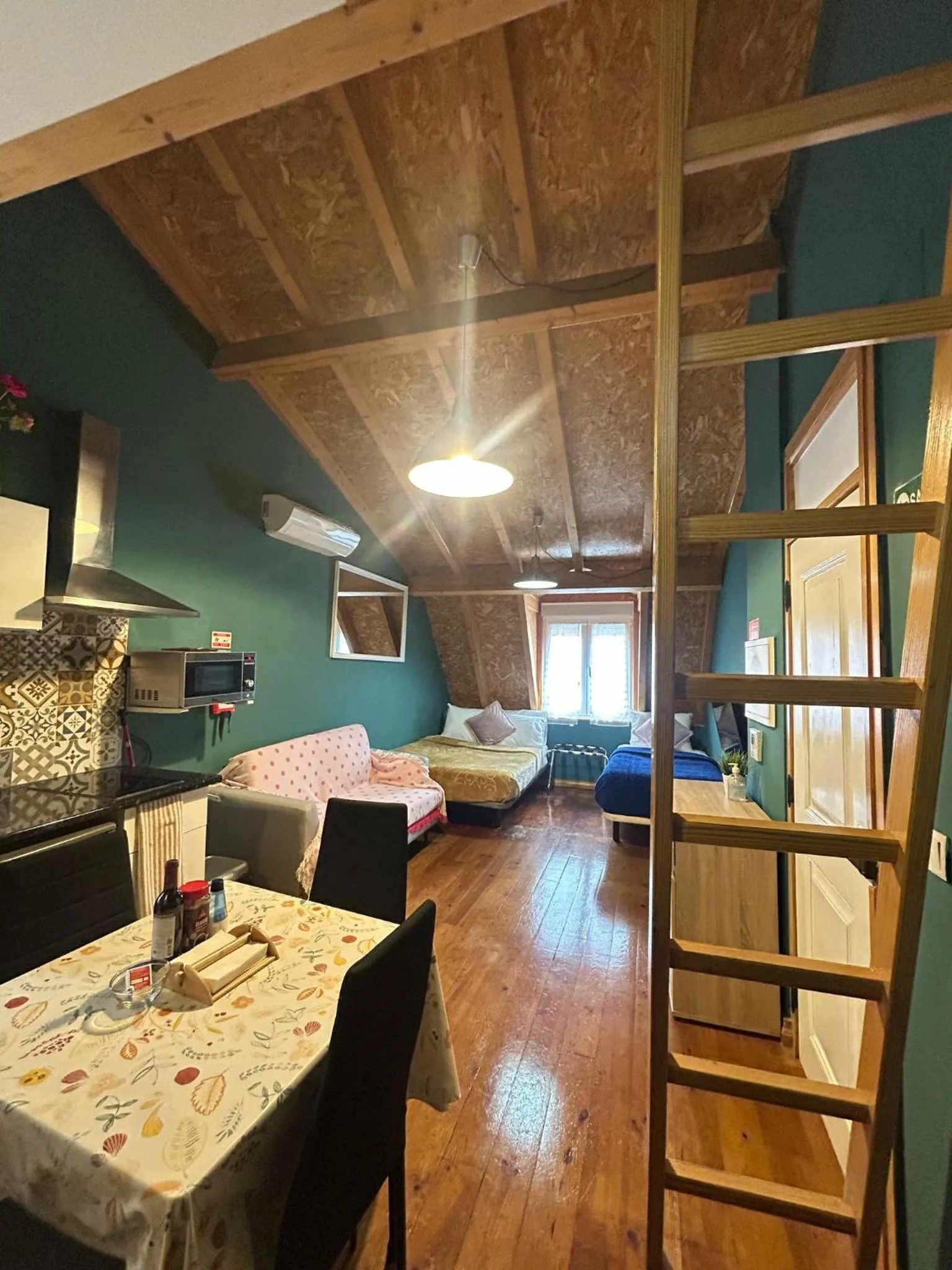 Bed in Sao Jorge Apartments & Suites