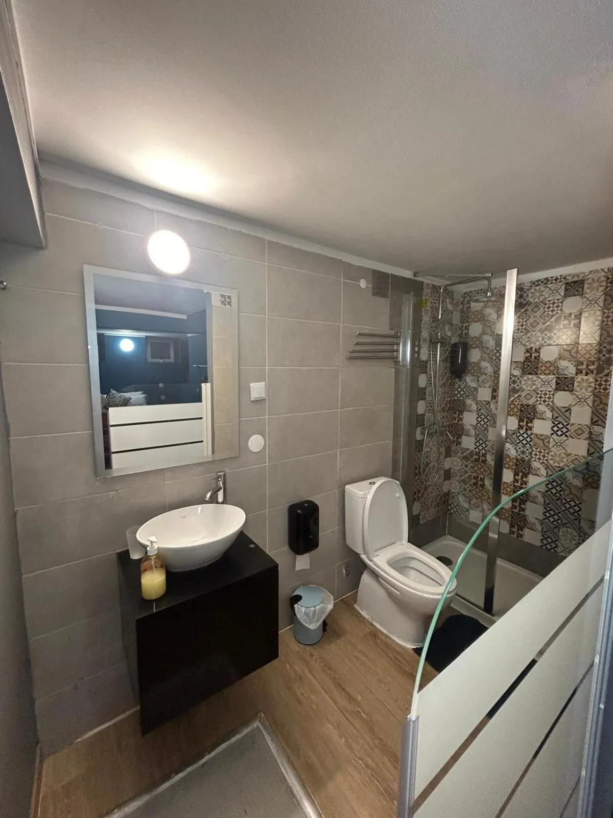 Toilet in Sao Jorge Apartments & Suites