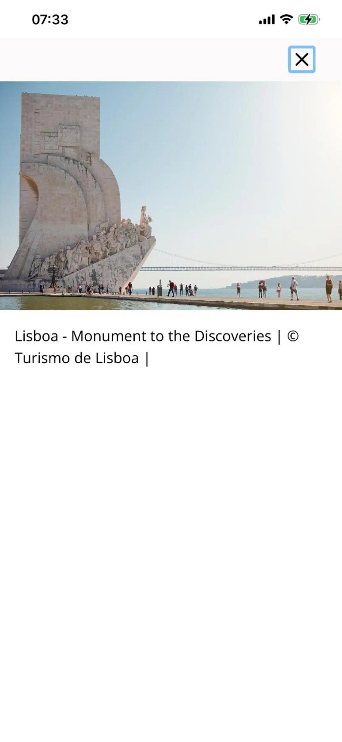 Nearby landmark in Sao Jorge Apartments & Suites