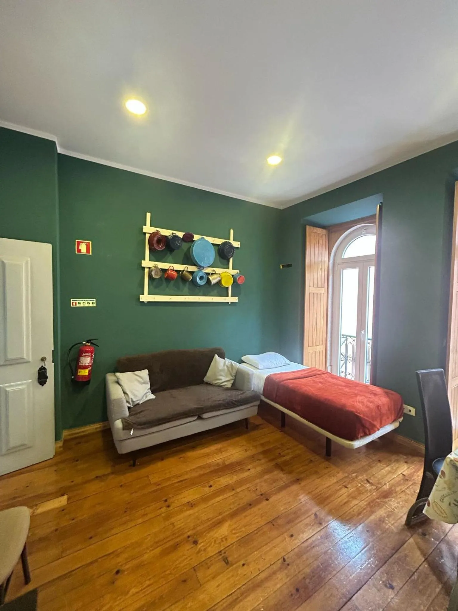 Bed in Sao Jorge Apartments & Suites