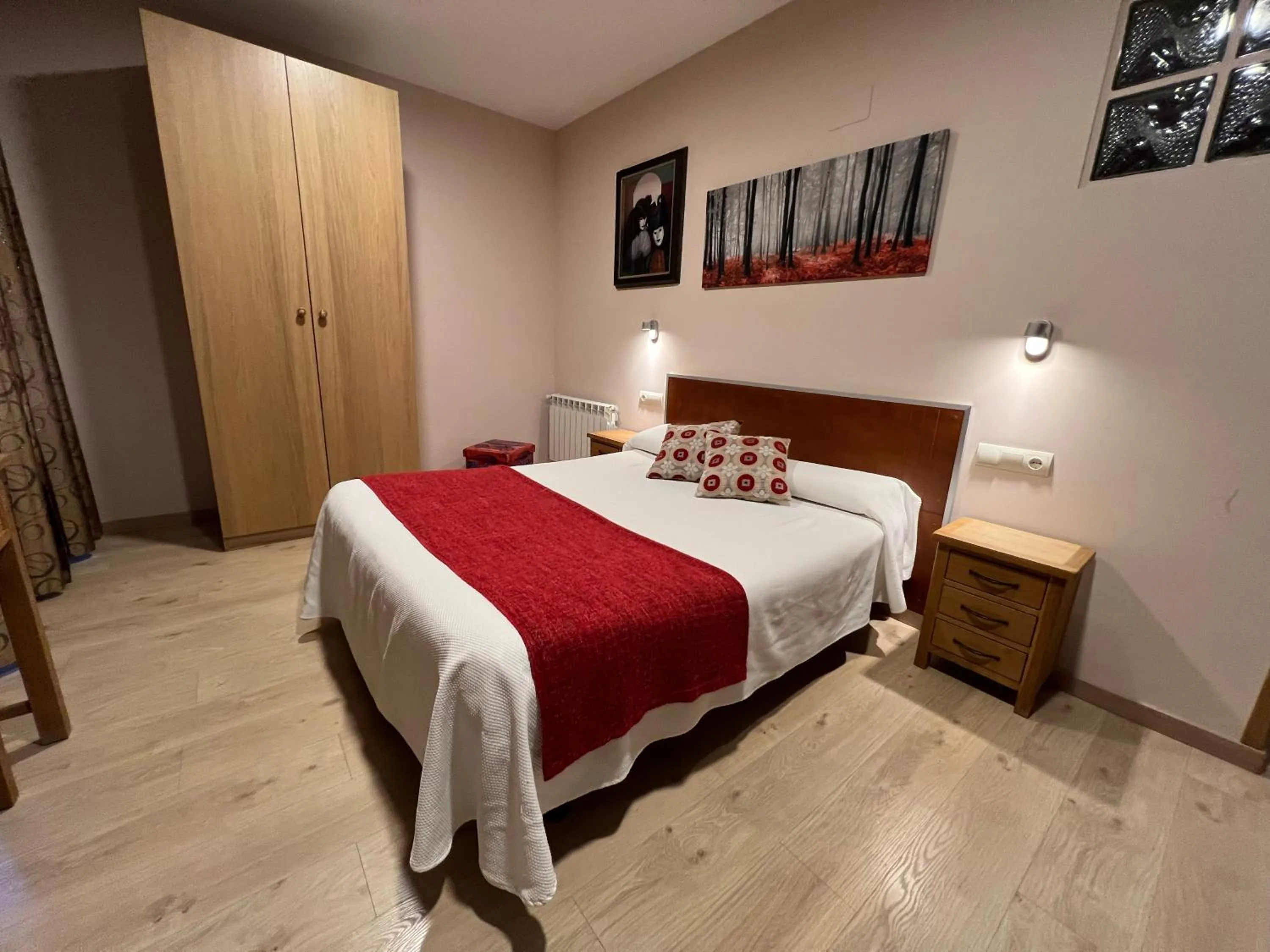 Bed in Hotel Jaqués