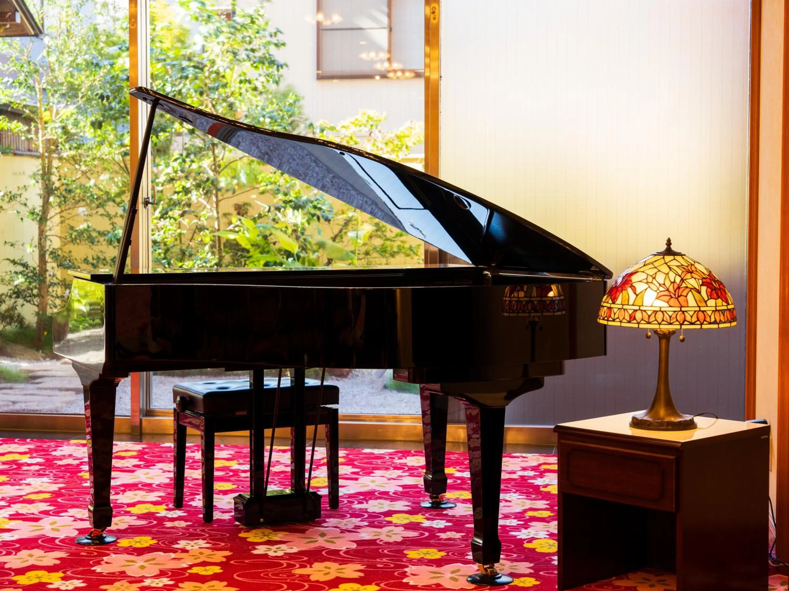 Lobby or reception in BeppuOnsen Hotel Sansenkaku