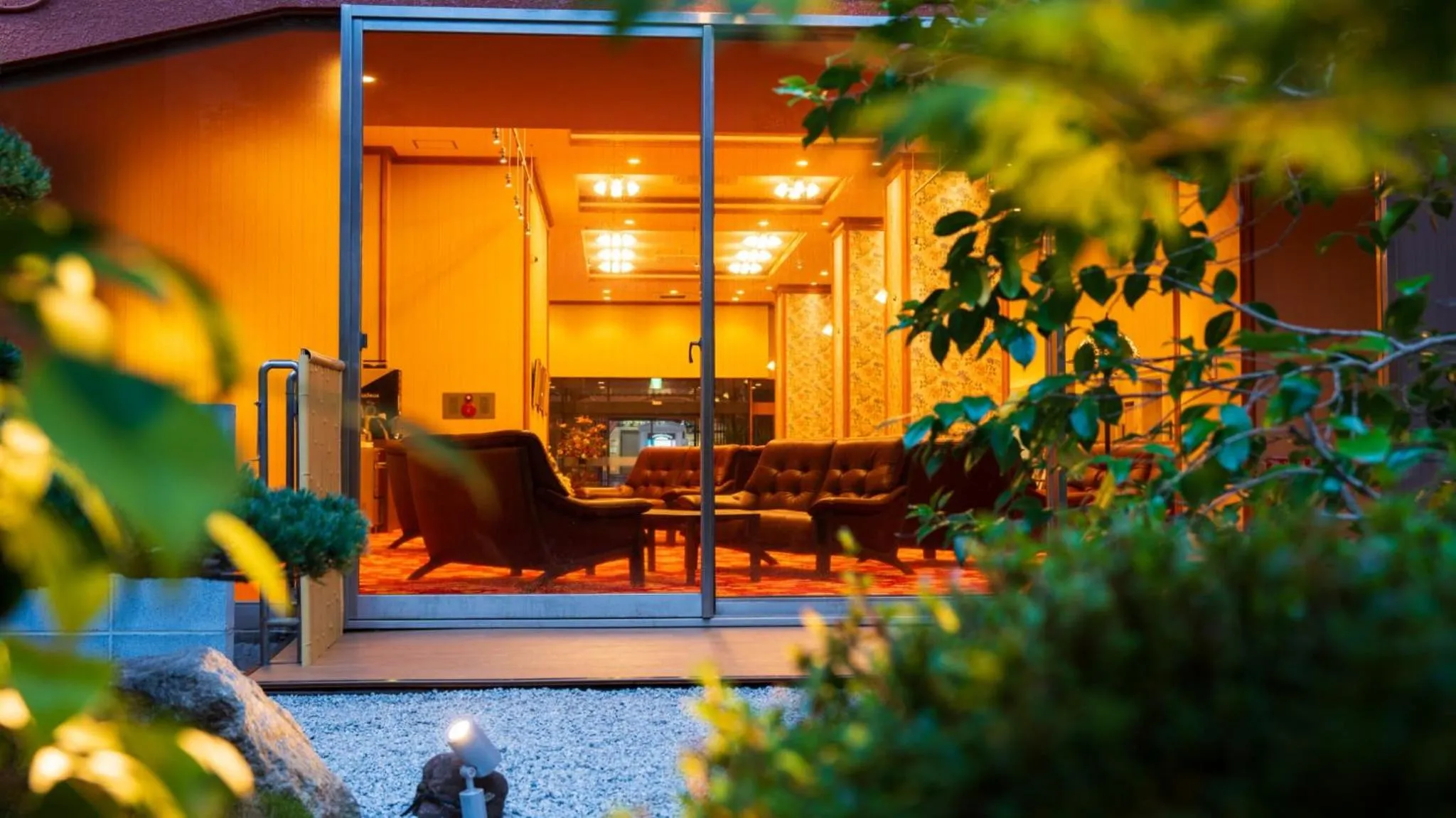 Garden in BeppuOnsen Hotel Sansenkaku