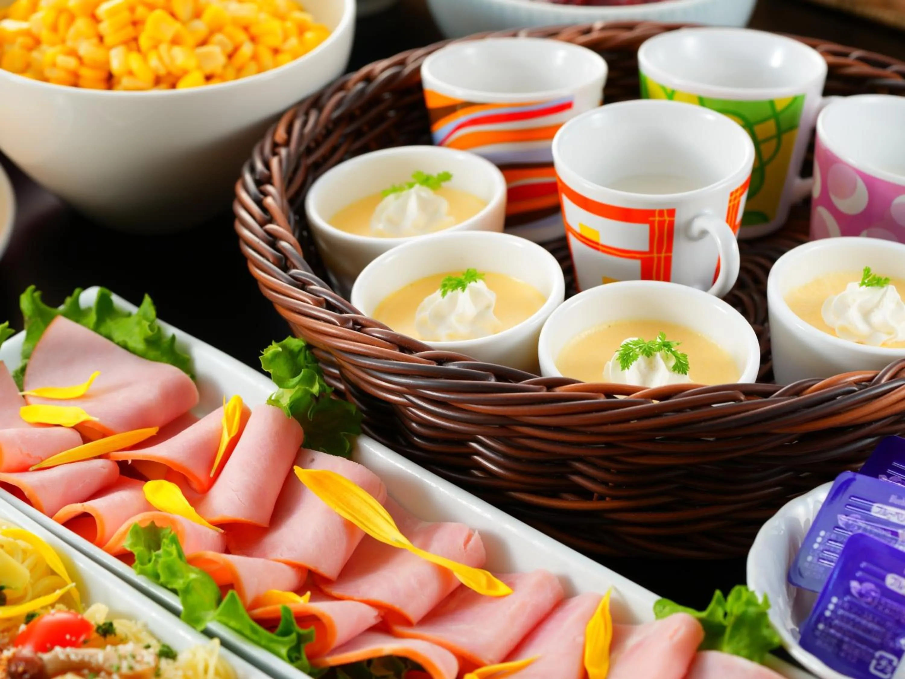 Breakfast in BeppuOnsen Hotel Sansenkaku