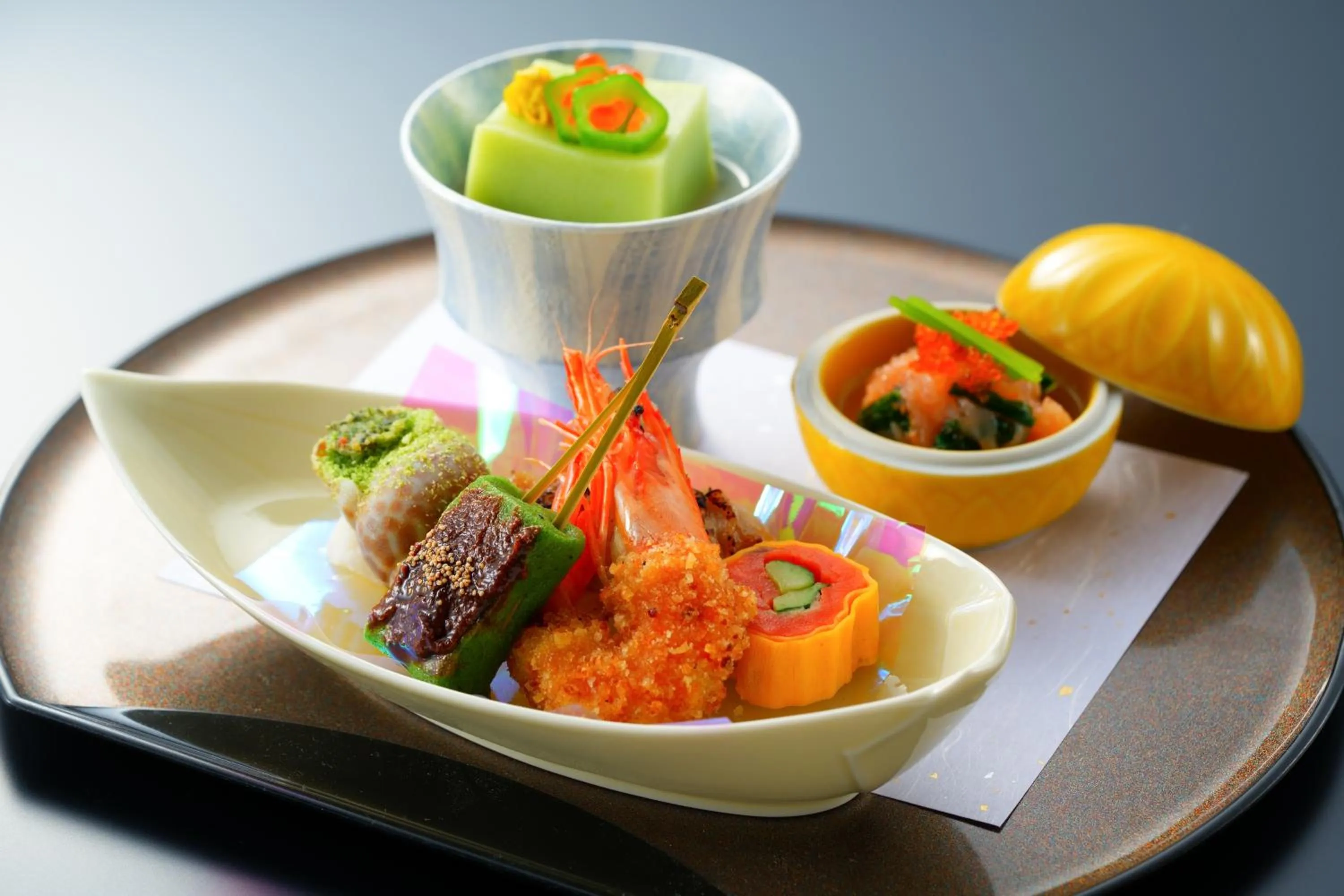 Dinner in BeppuOnsen Hotel Sansenkaku