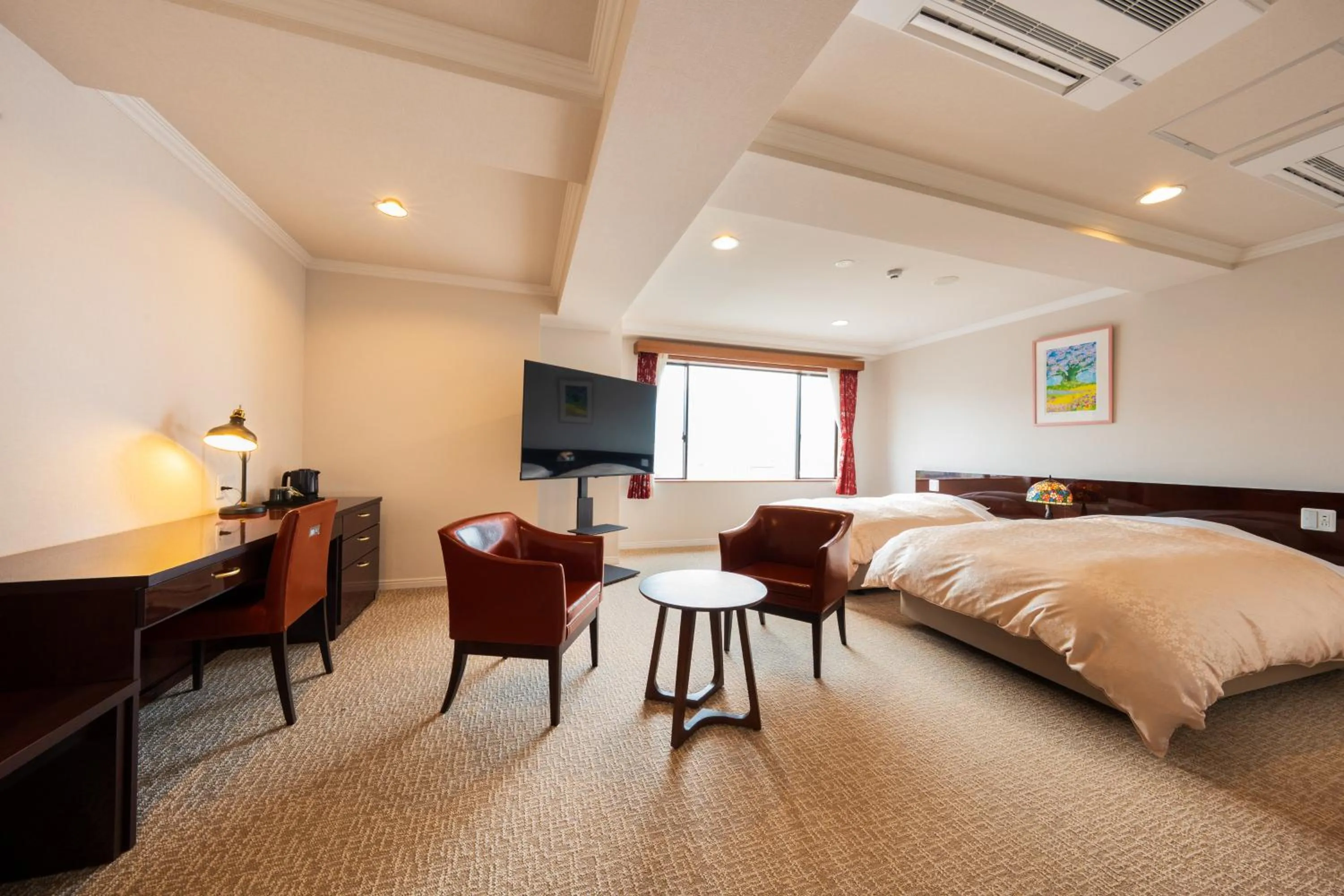Photo of the whole room, Bed in BeppuOnsen Hotel Sansenkaku