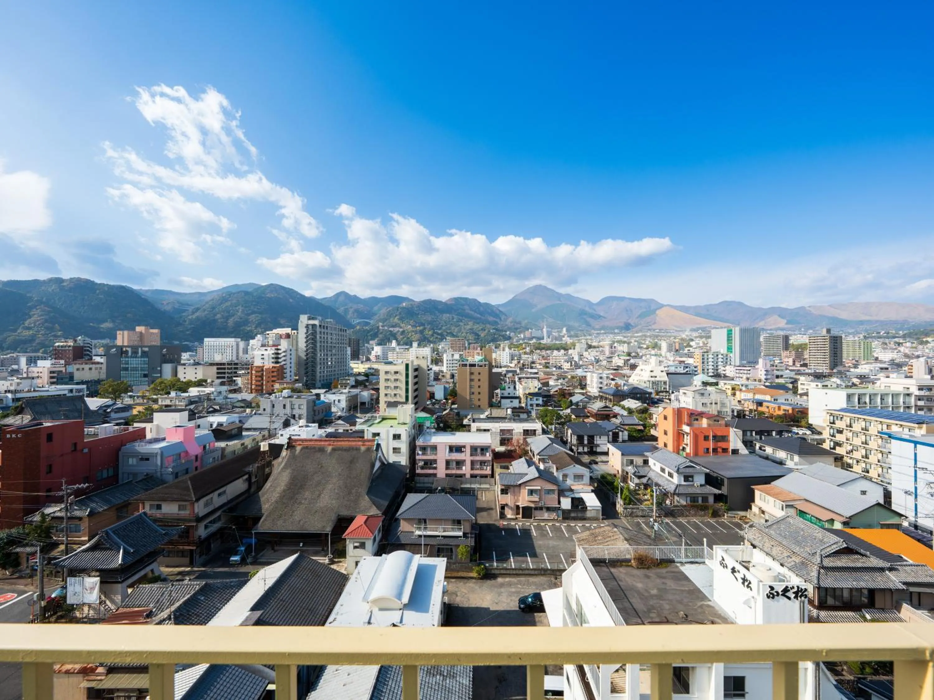 Natural landscape in BeppuOnsen Hotel Sansenkaku