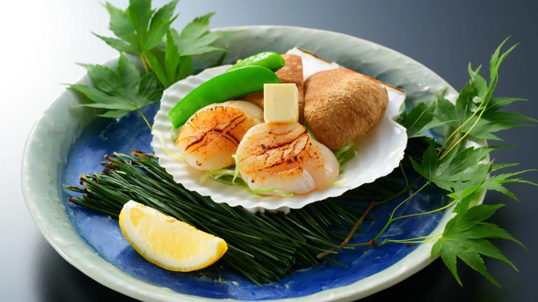 Food in BeppuOnsen Hotel Sansenkaku