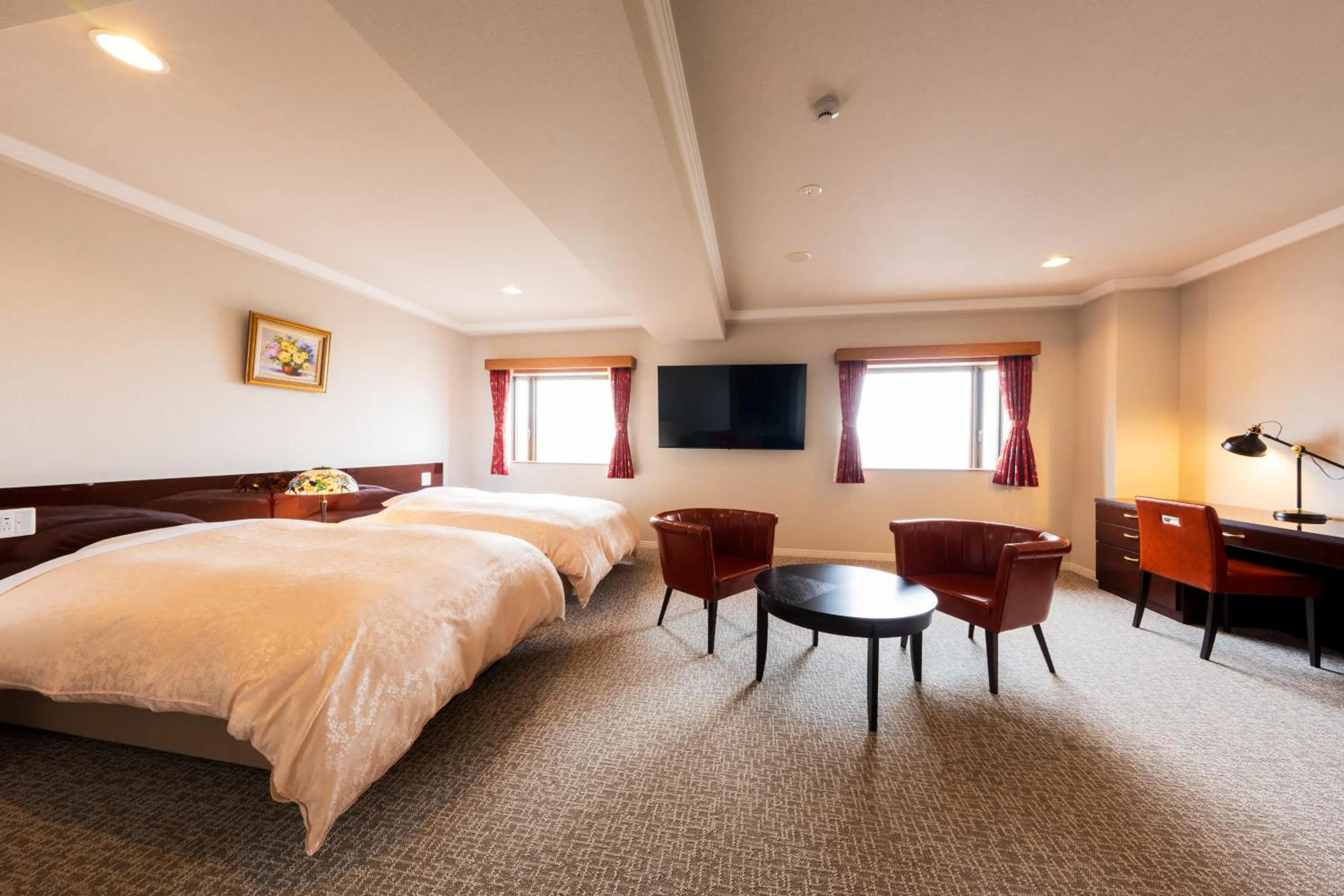 Photo of the whole room, Bed in BeppuOnsen Hotel Sansenkaku