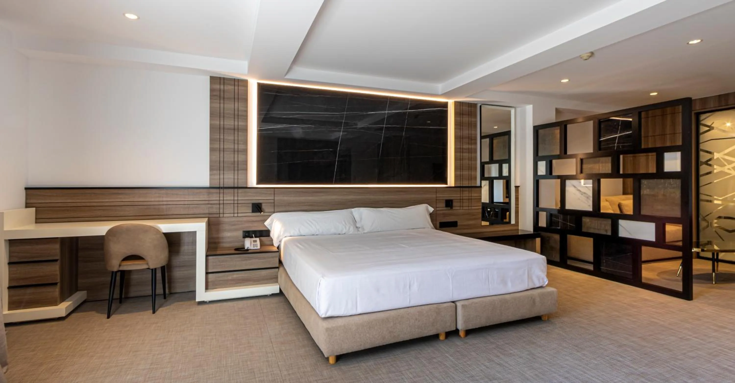 Bed in Hotel Inffinit Sanxenxo