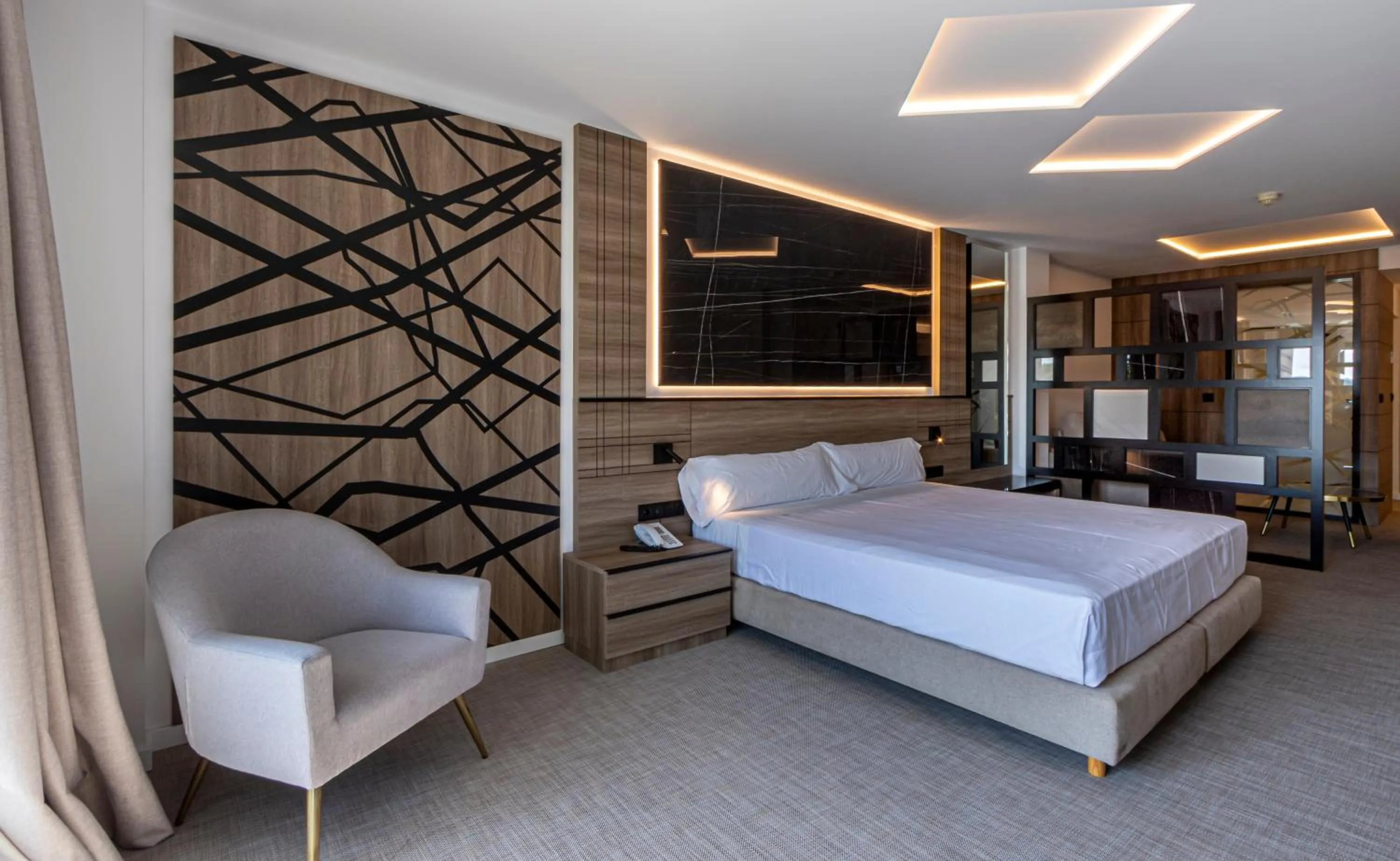 Bed in Hotel Inffinit Sanxenxo