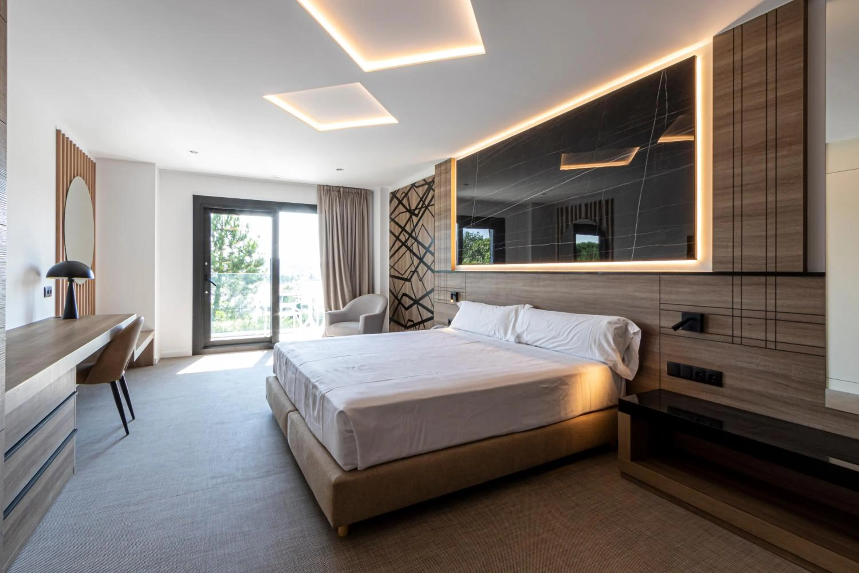 Bed in Hotel Inffinit Sanxenxo