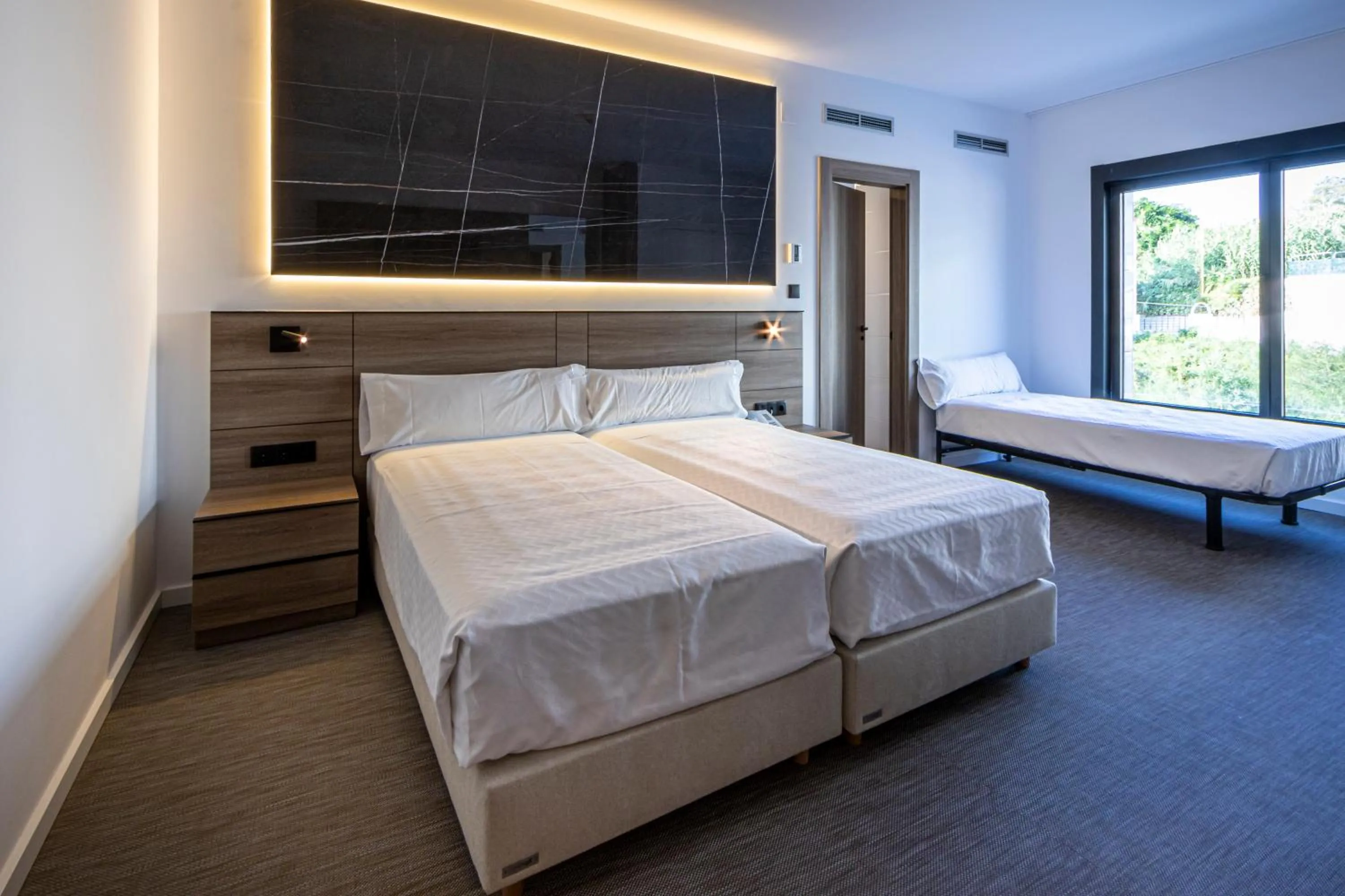 Bed in Hotel Inffinit Sanxenxo