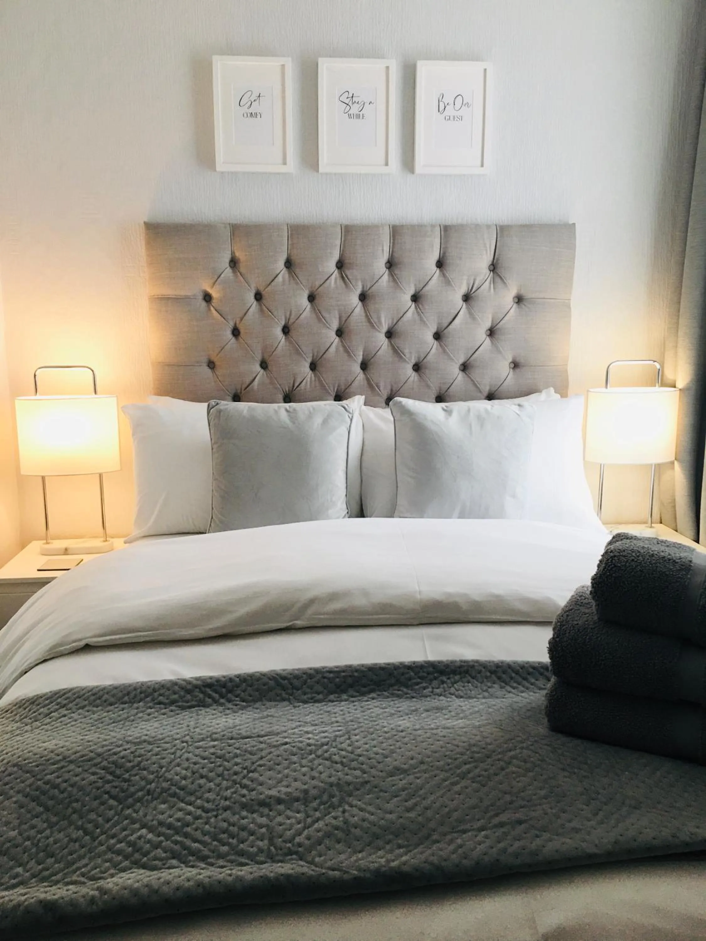 Bed in Chadberry House Hotel