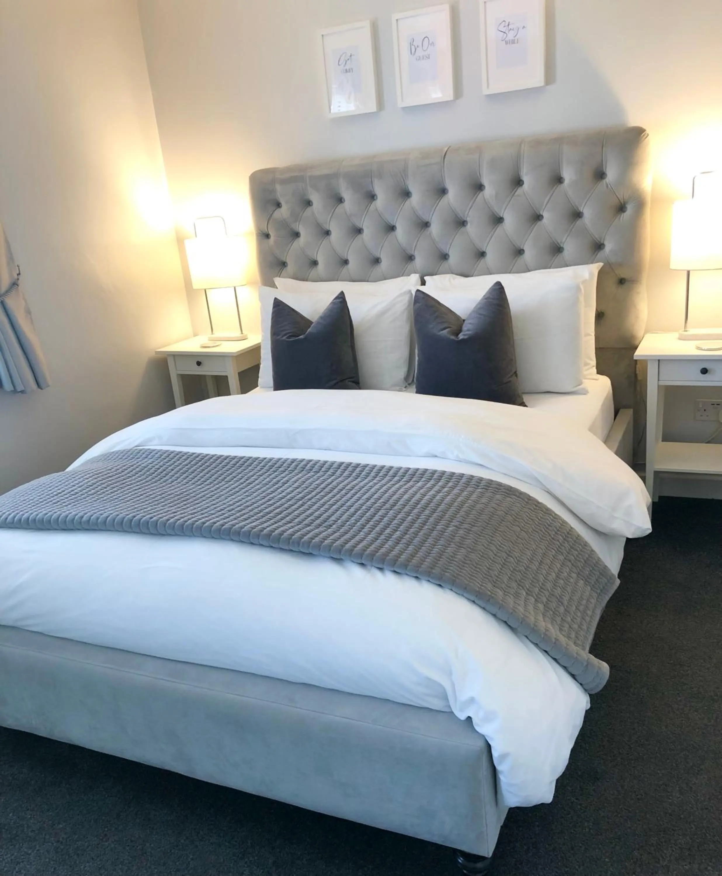 Bed in Chadberry House Hotel