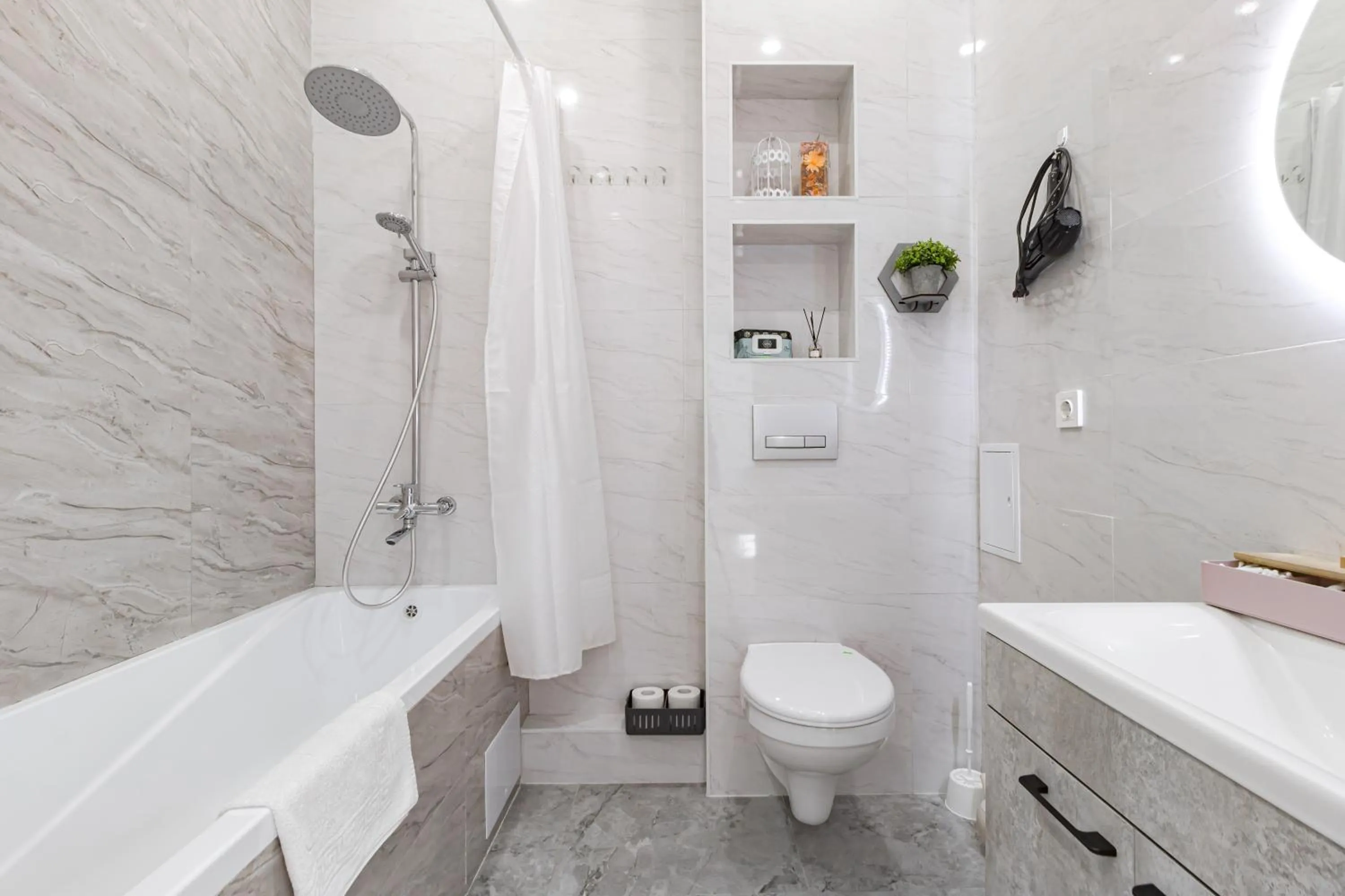 Shower in Comfortable Stay