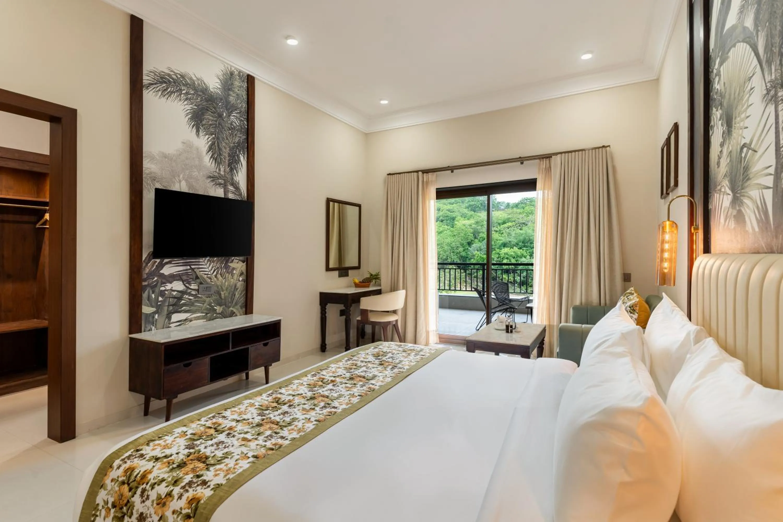 Bedroom, Bed in Namoka The Fort Resort, Kumbhalgarh
