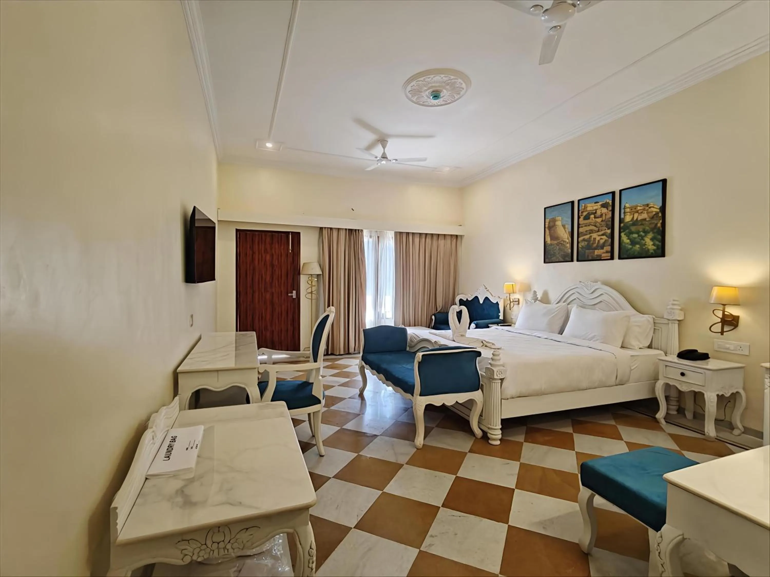 Bedroom, Bed in Namoka The Fort Resort, Kumbhalgarh