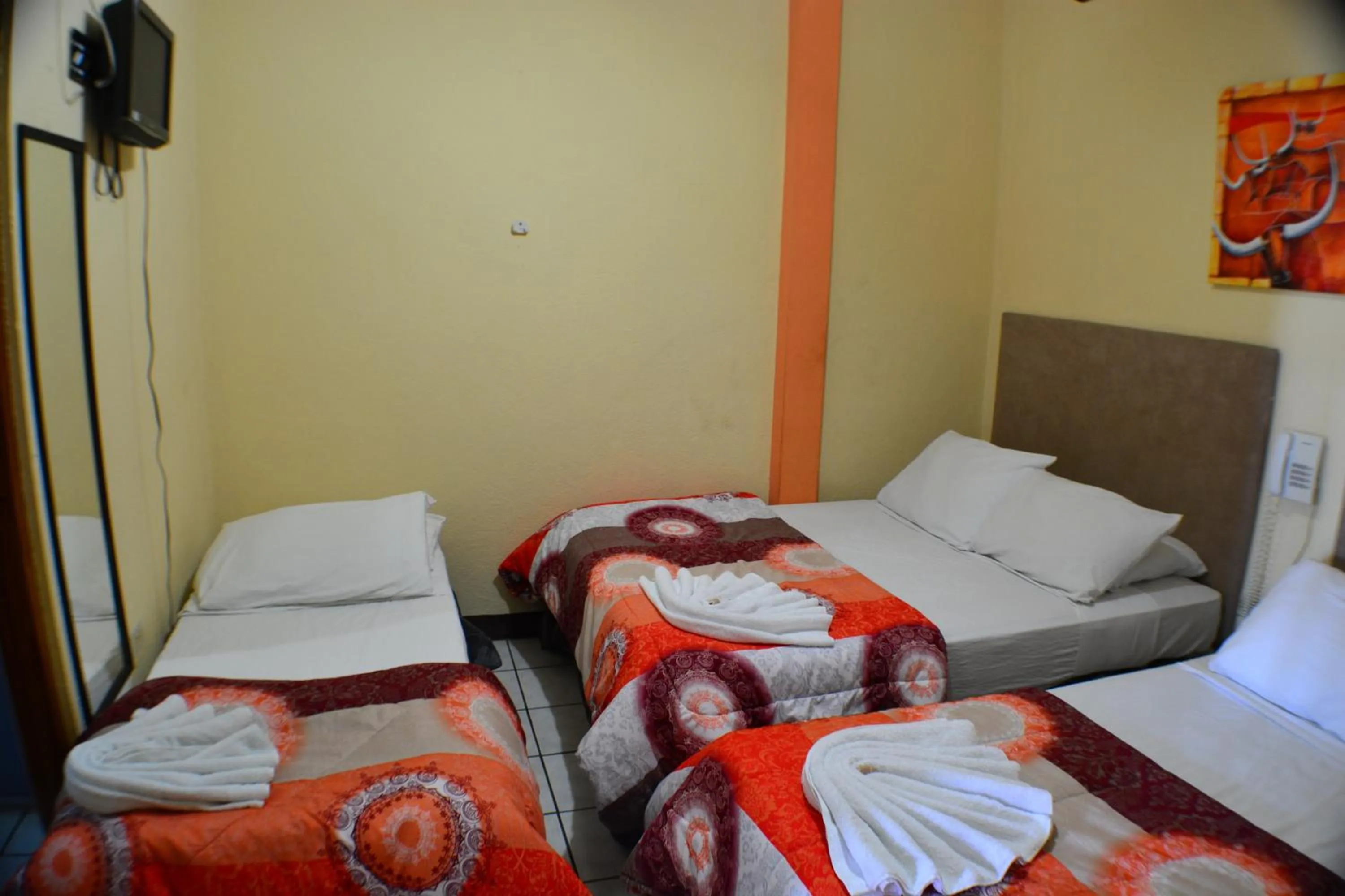 Bed in Hostal Pacifico Chinandega