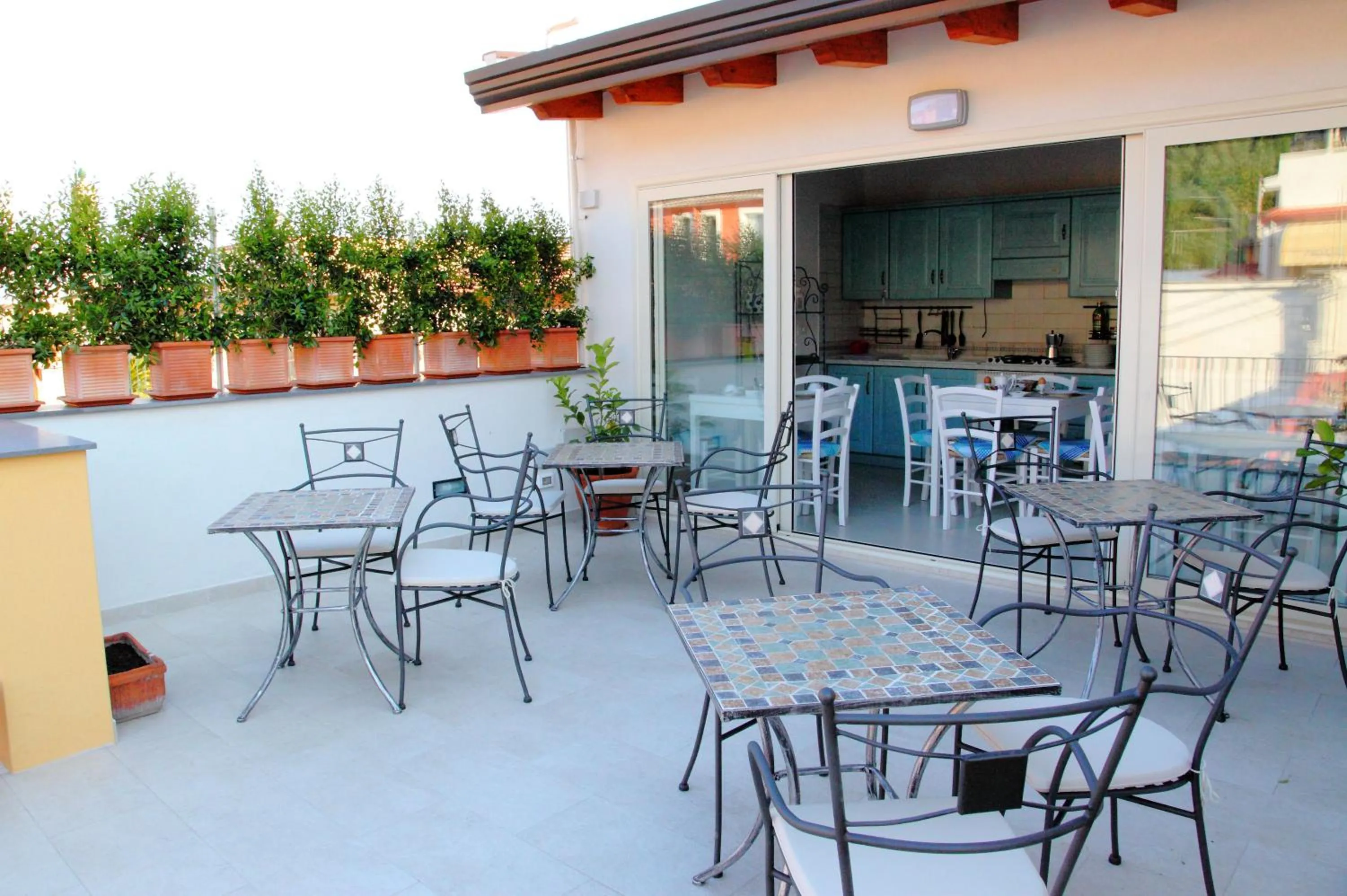 Balcony/Terrace in B&B Evelyne