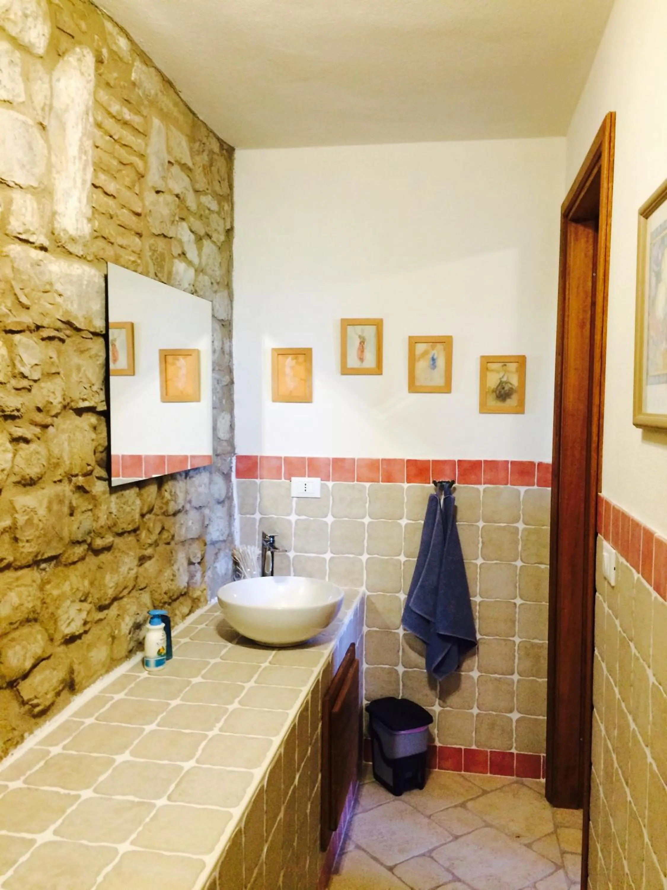 Bathroom in La Locanda del Barbagianni