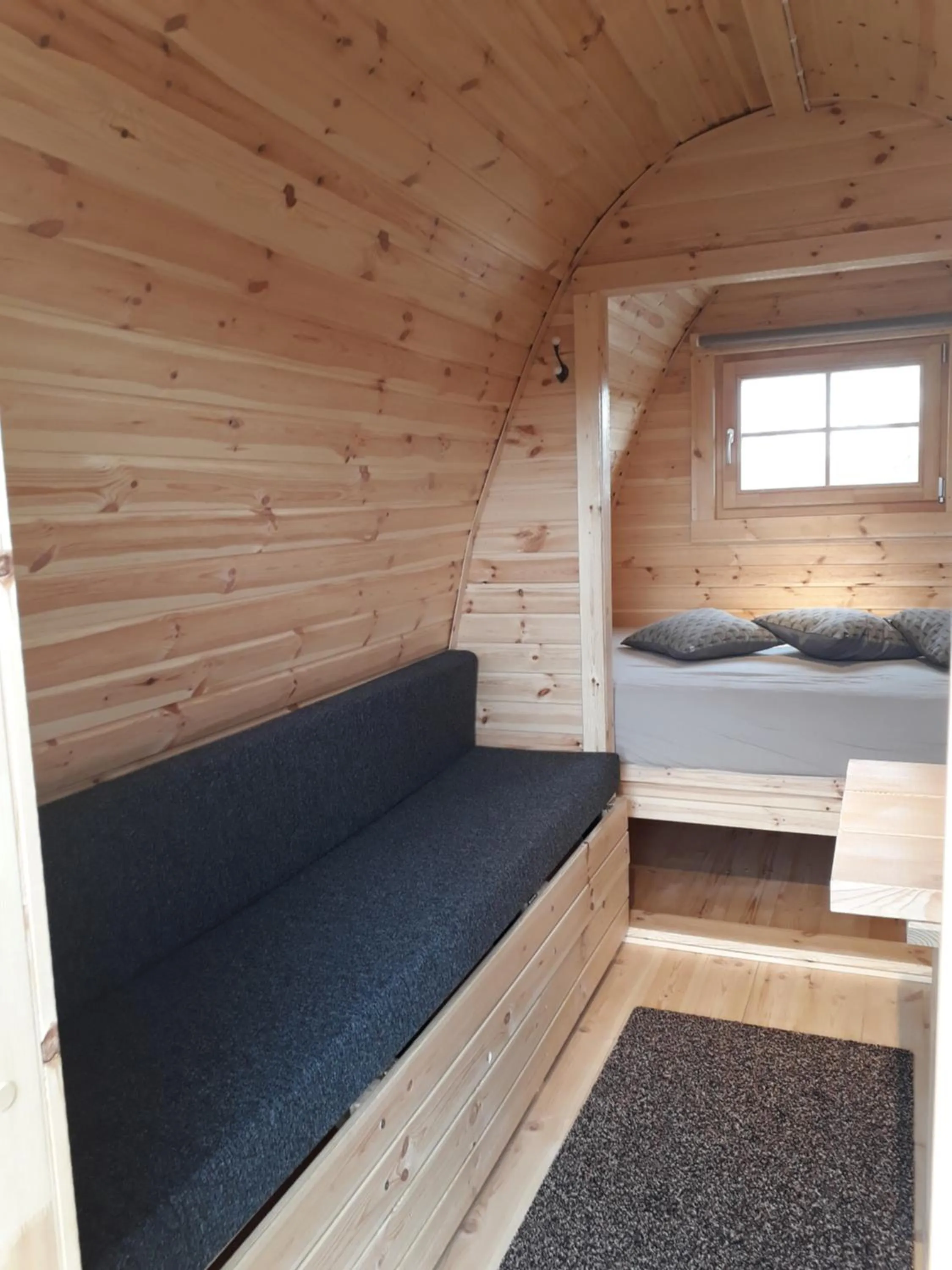 Bedroom in Fossatun Camping Pods & Cottages - Sleeping Bag Accommodation