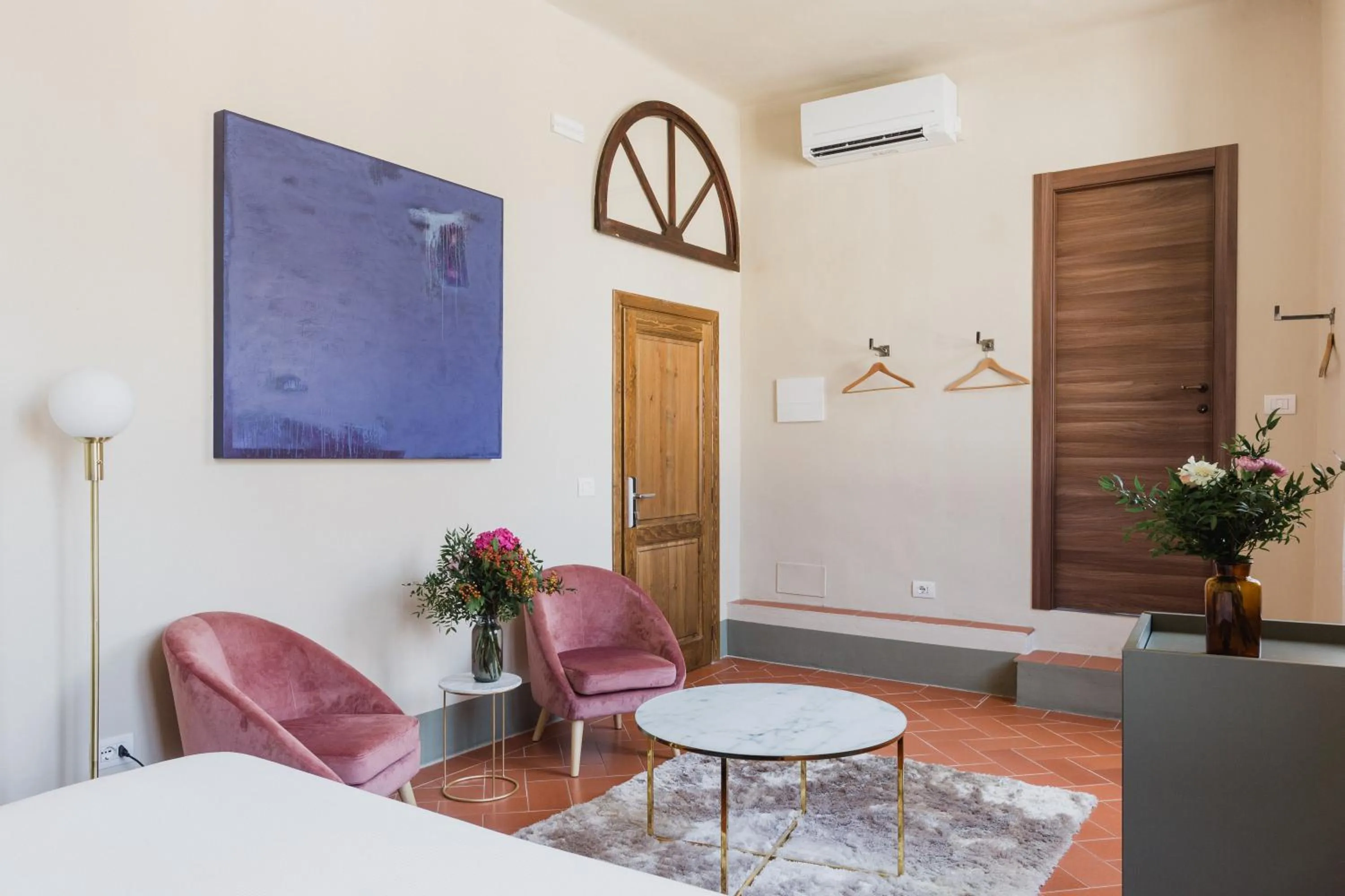 Bedroom, Bed in The Artists' Palace Florence